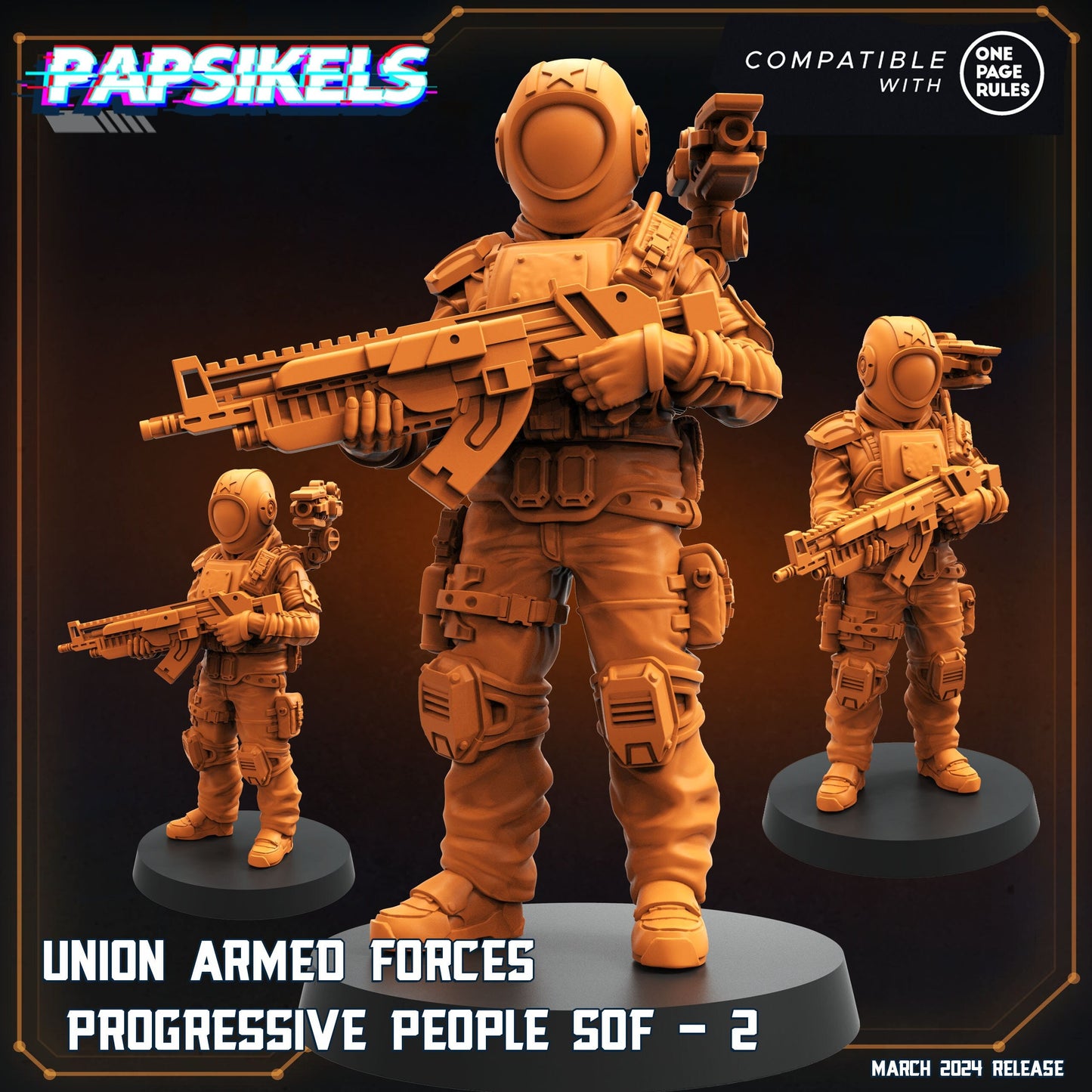 Union Armed Forces Progressive People SOF - 2 (sculpted by Papsikels)