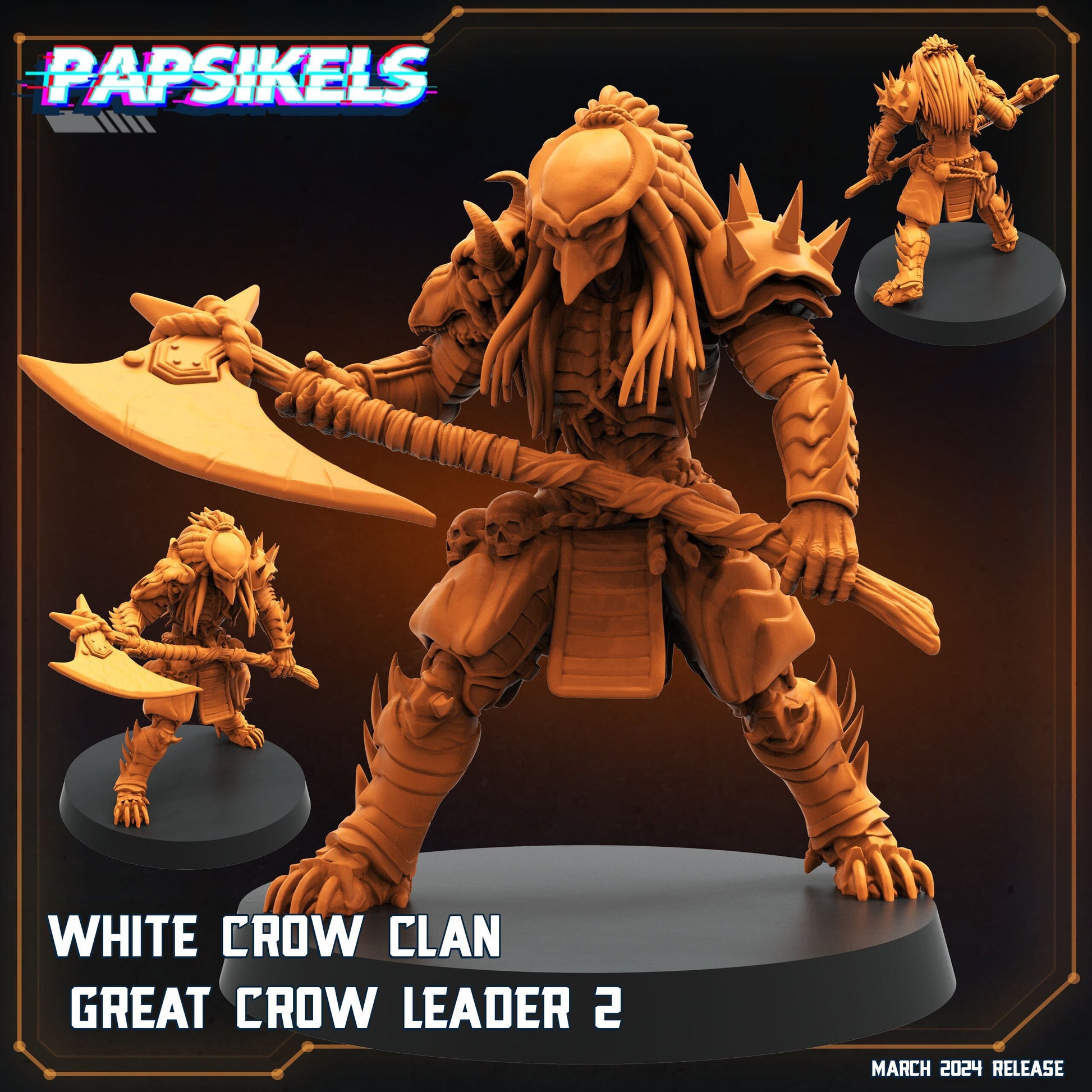 White Crow Clan Great Crow Leader 2 (sculpted by Papsikels)