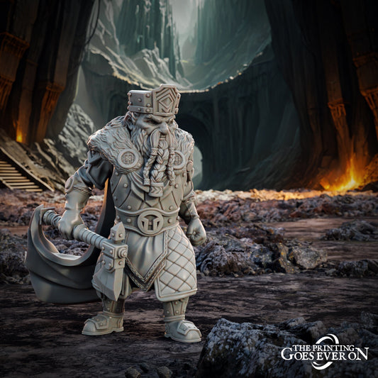 King Dunnir (sculpted by Print Goes Ever On)
