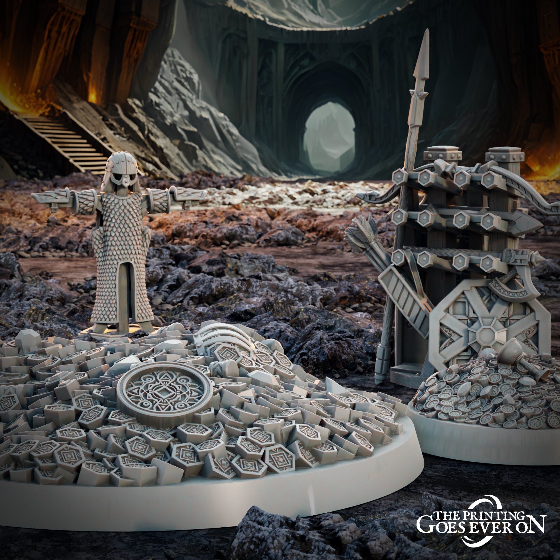 Dwarven Treasure (sculpted by Print Goes Ever On)