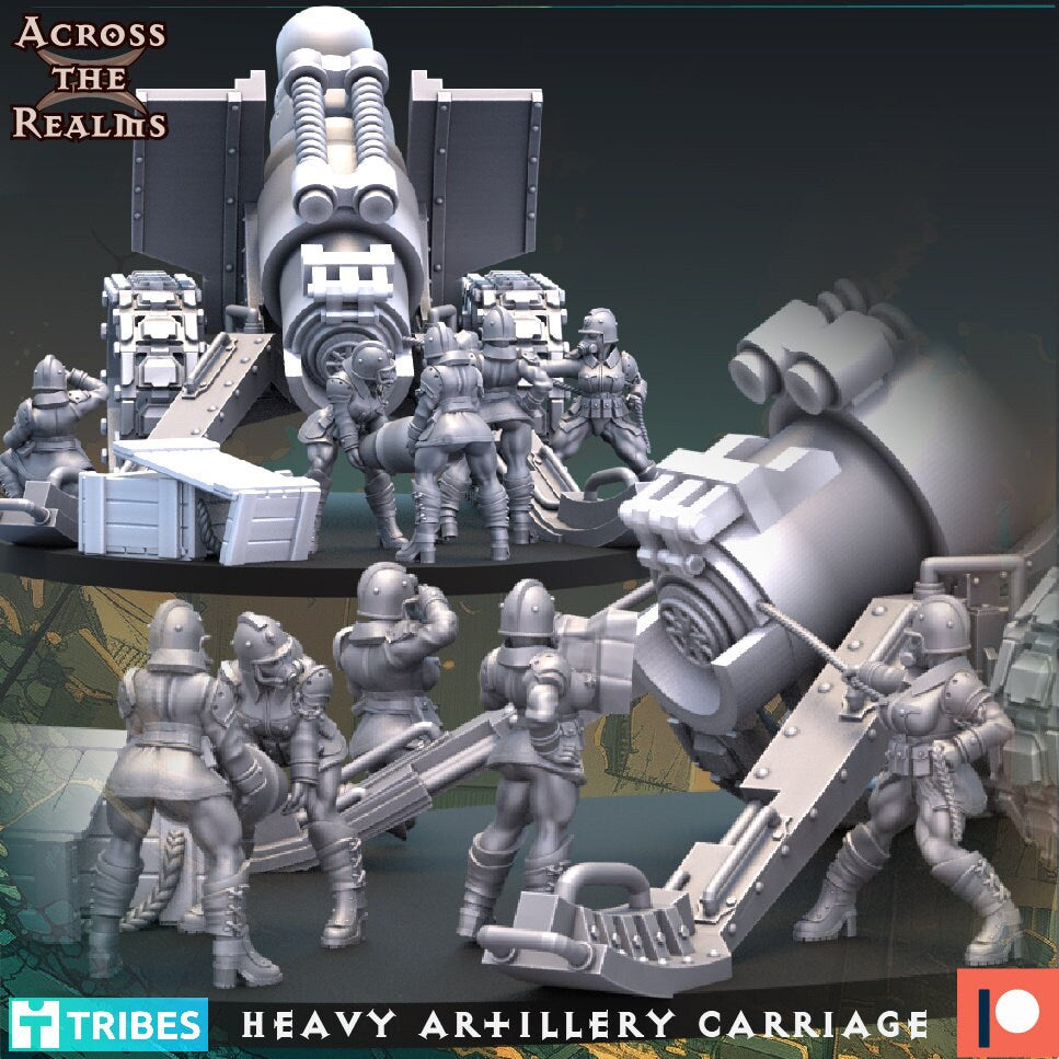 Cult of Death - Heavy Artillery Carriage (sculpted by Across the Realms)
