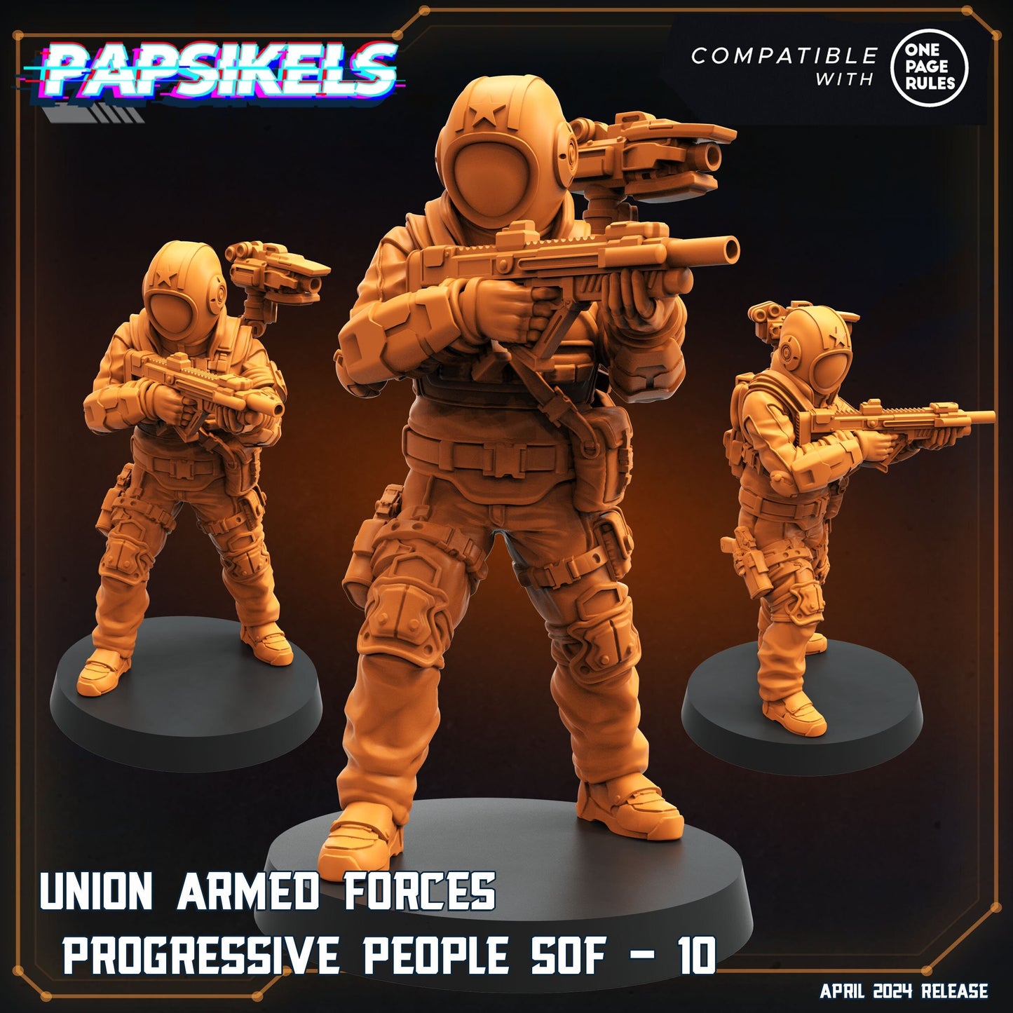 Union Armed Forces Progressive People SOF - 10 (sculpted by Papsikels)