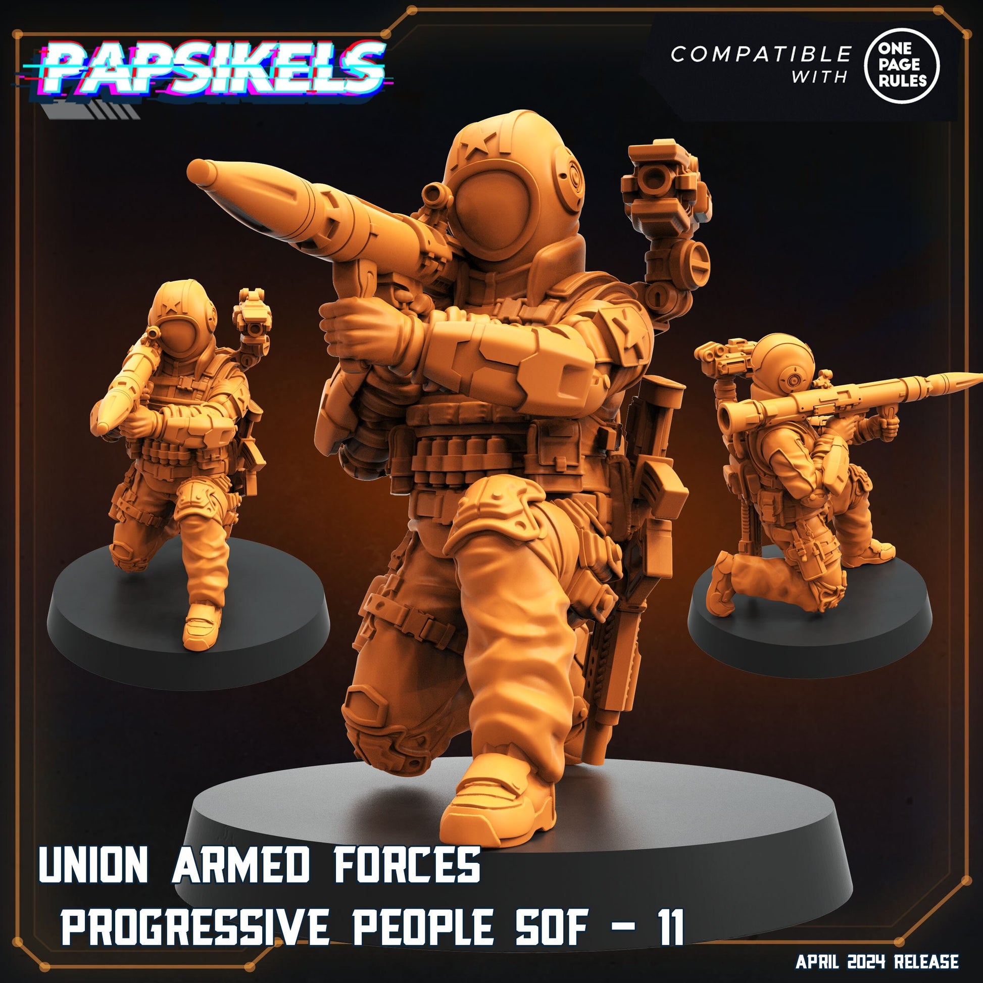 Union Armed Forces Progressive People SOF - 10 (sculpted by Papsikels)