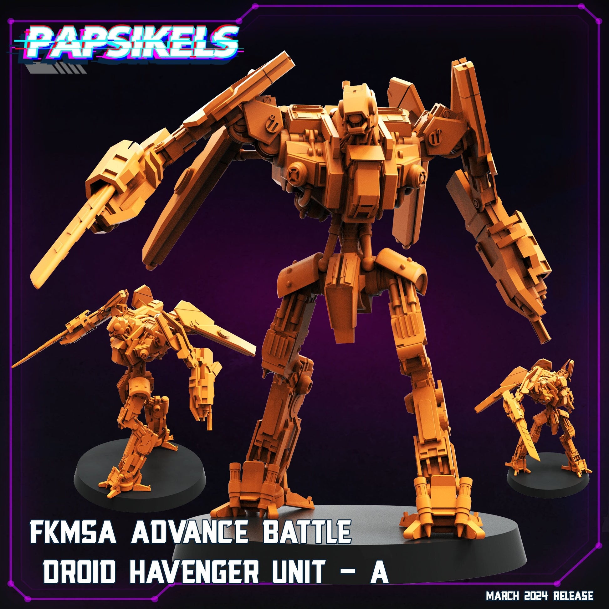 FKMSA Advance Battle Droid Havenger Unit - A (sculpted by Papsikels)