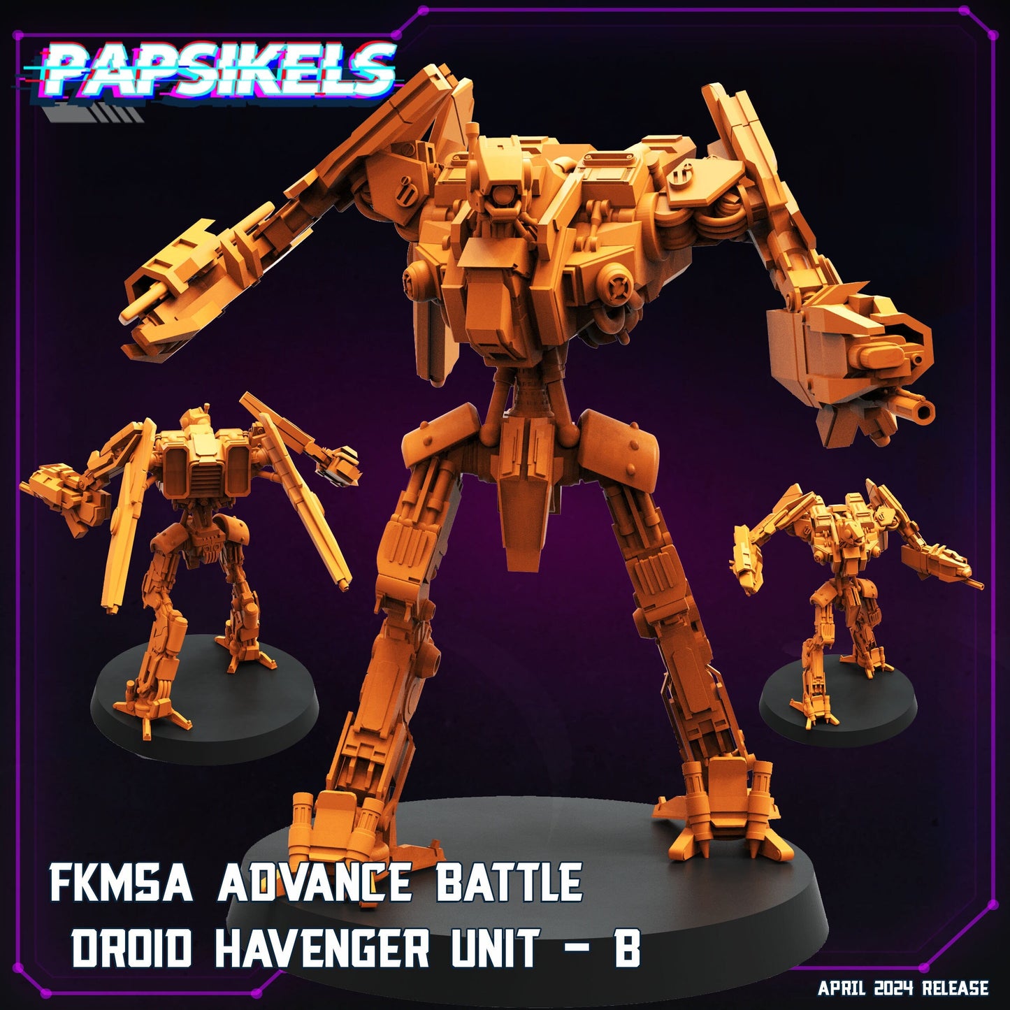 FKMSA Advance Battle Droid Havenger Unit - B (sculpted by Papsikels)