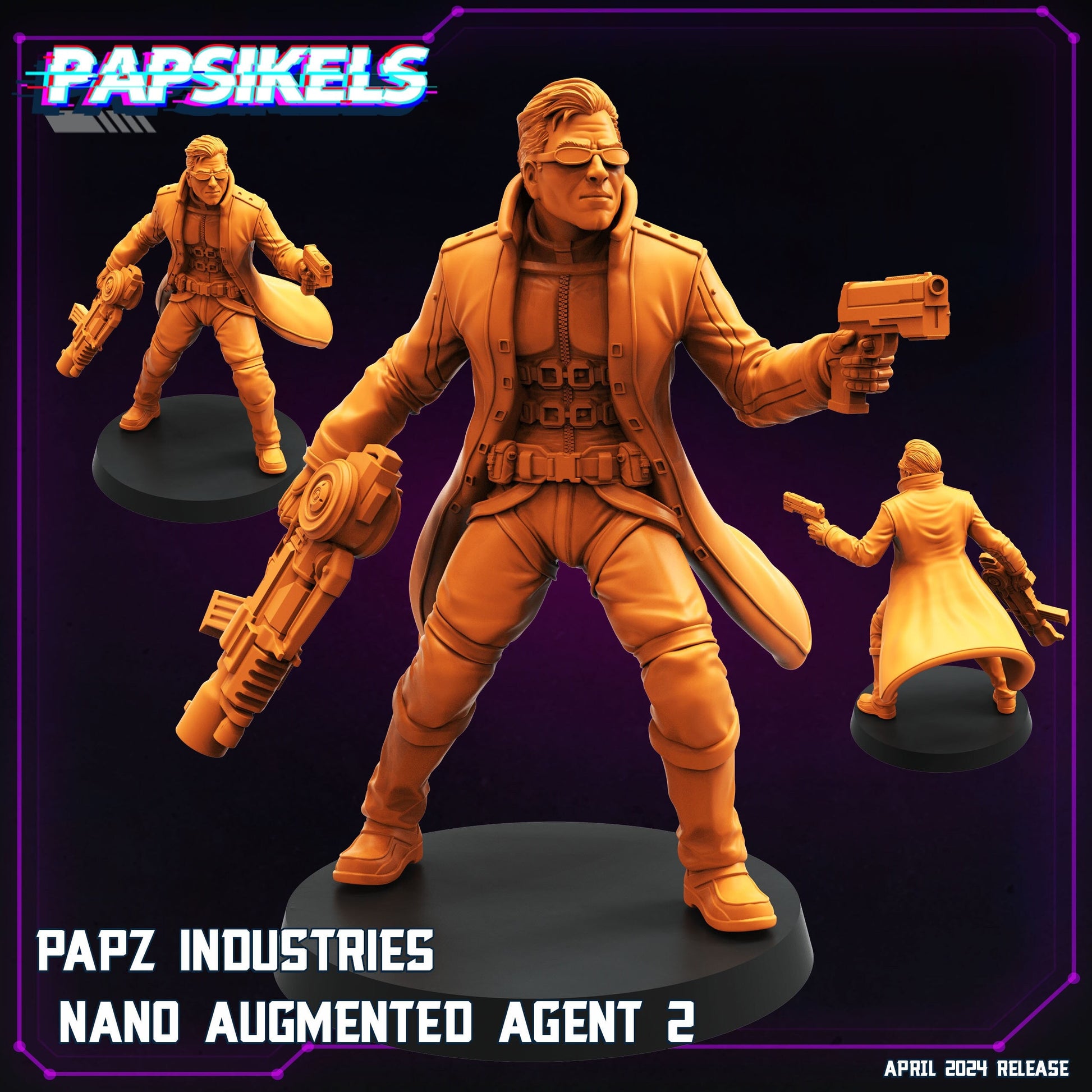 Papz Industries Nano Augmented Agent 2 (sculpted by Papsikels)