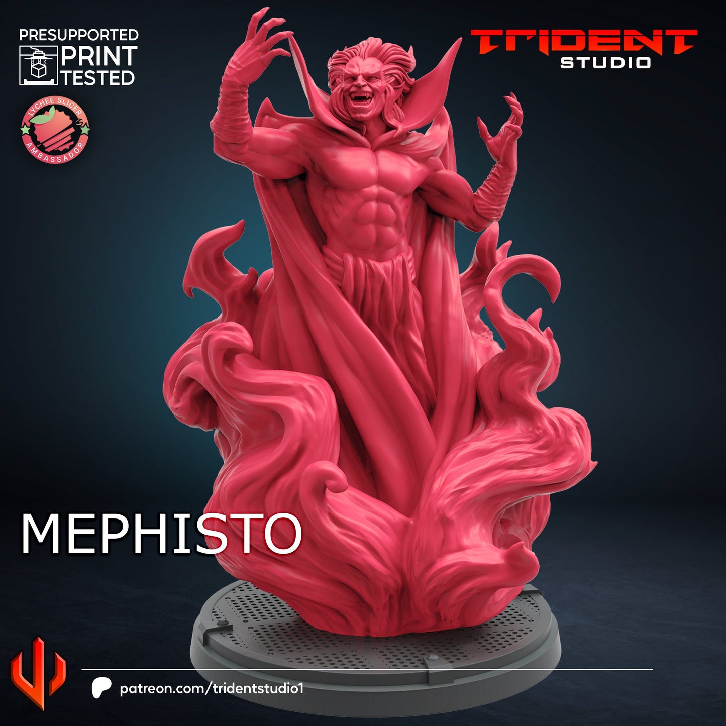 Mephisto (Fan art sculpted by Trident Studio) (Crisis Protocol Proxy/Alternative)