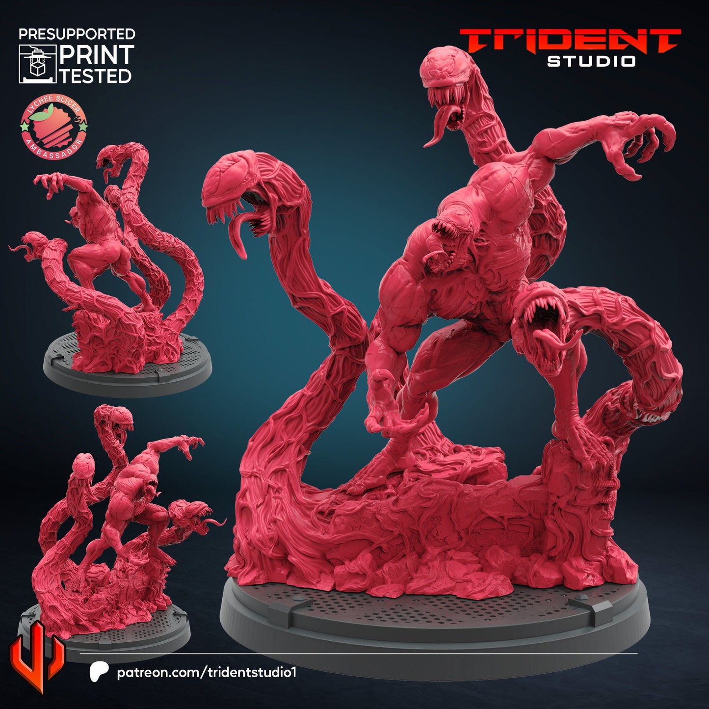 Venom (Fan art sculpted by Trident Studio) (Crisis Protocol Proxy/Alternative)
