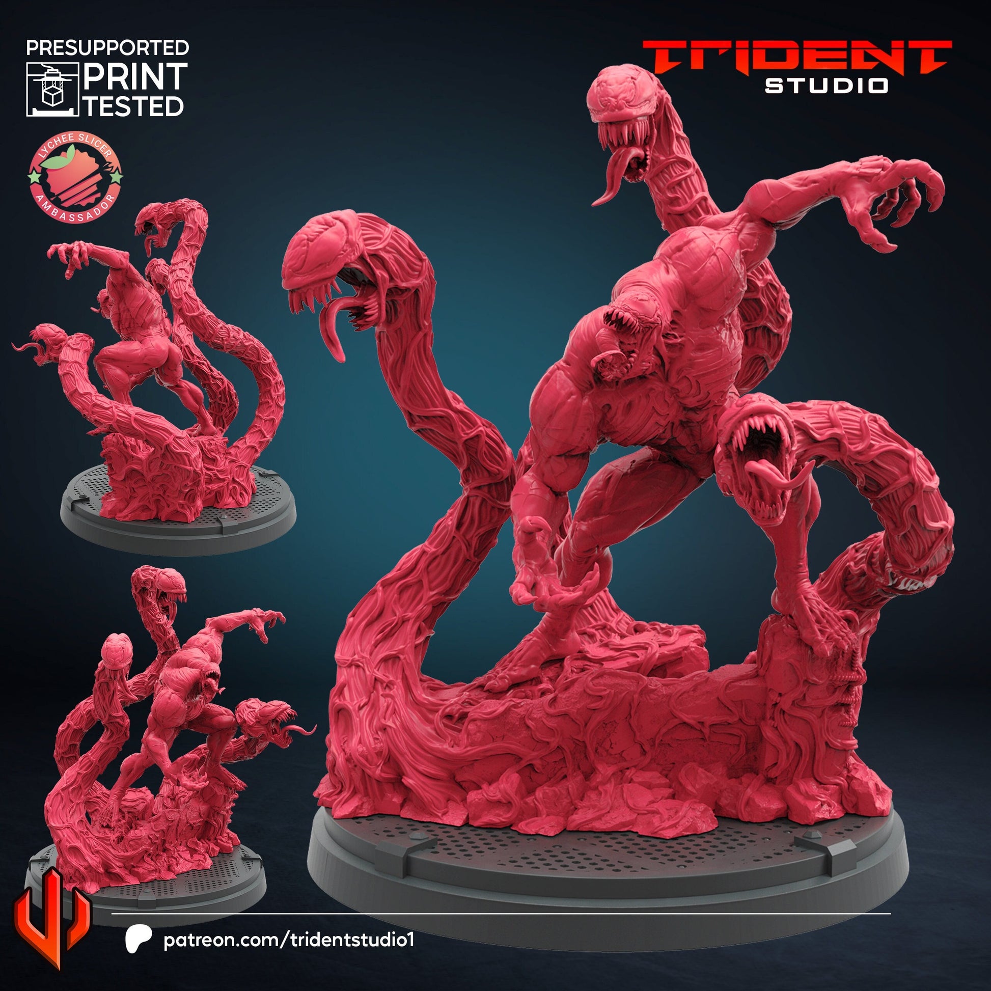 Venom (Fan art sculpted by Trident Studio) (Crisis Protocol Proxy/Alternative)