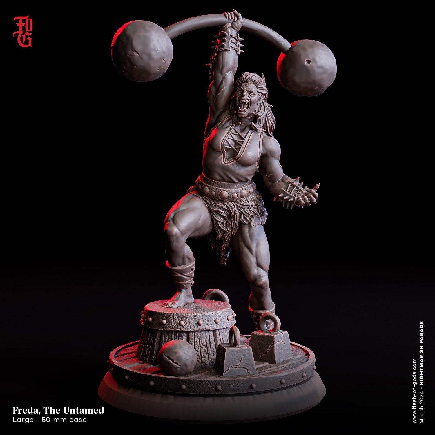 Freda, The Untamed - The Nightmarish Parade (sculpted by Flesh of Gods miniatures)