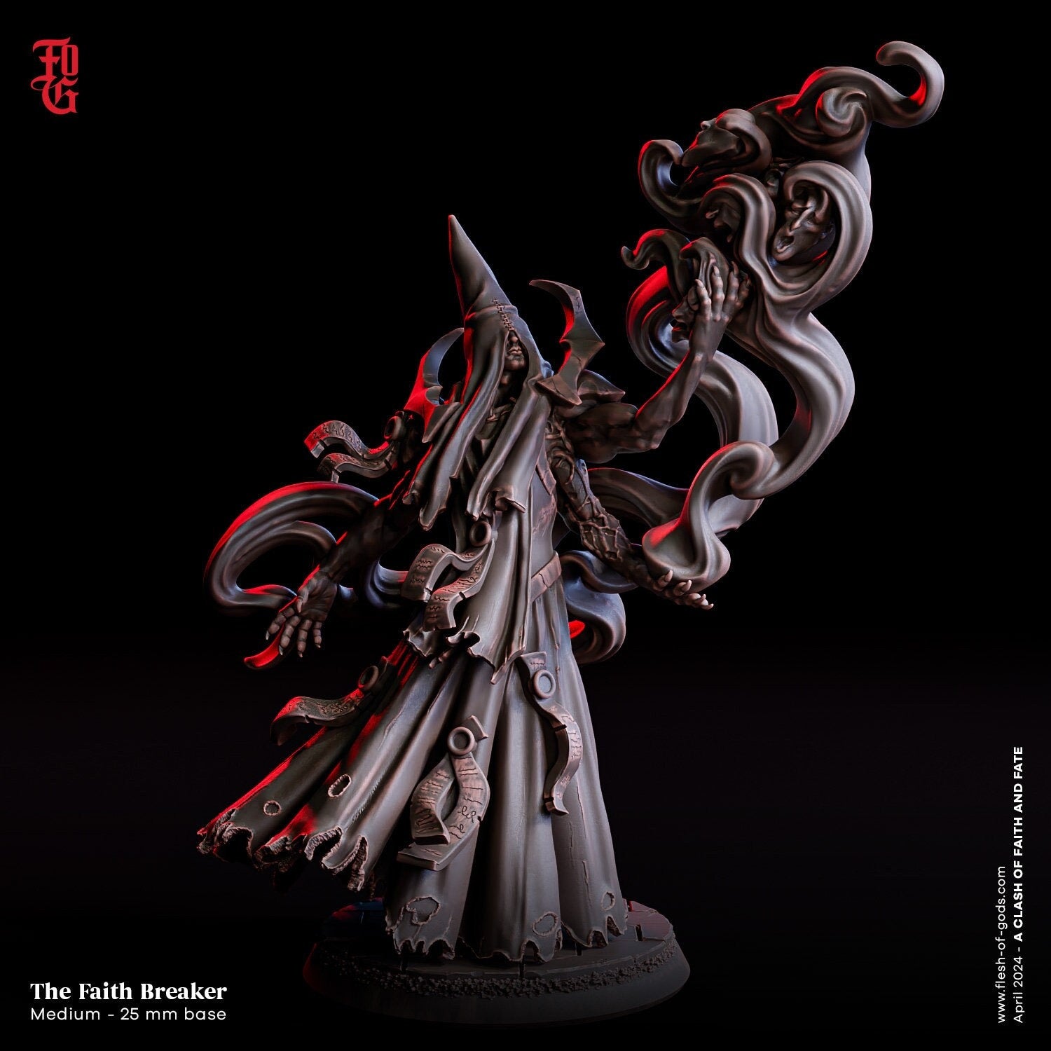 The Faithbreaker - A Clash of Faith and Fate (sculpted by Flesh of Gods miniatures)