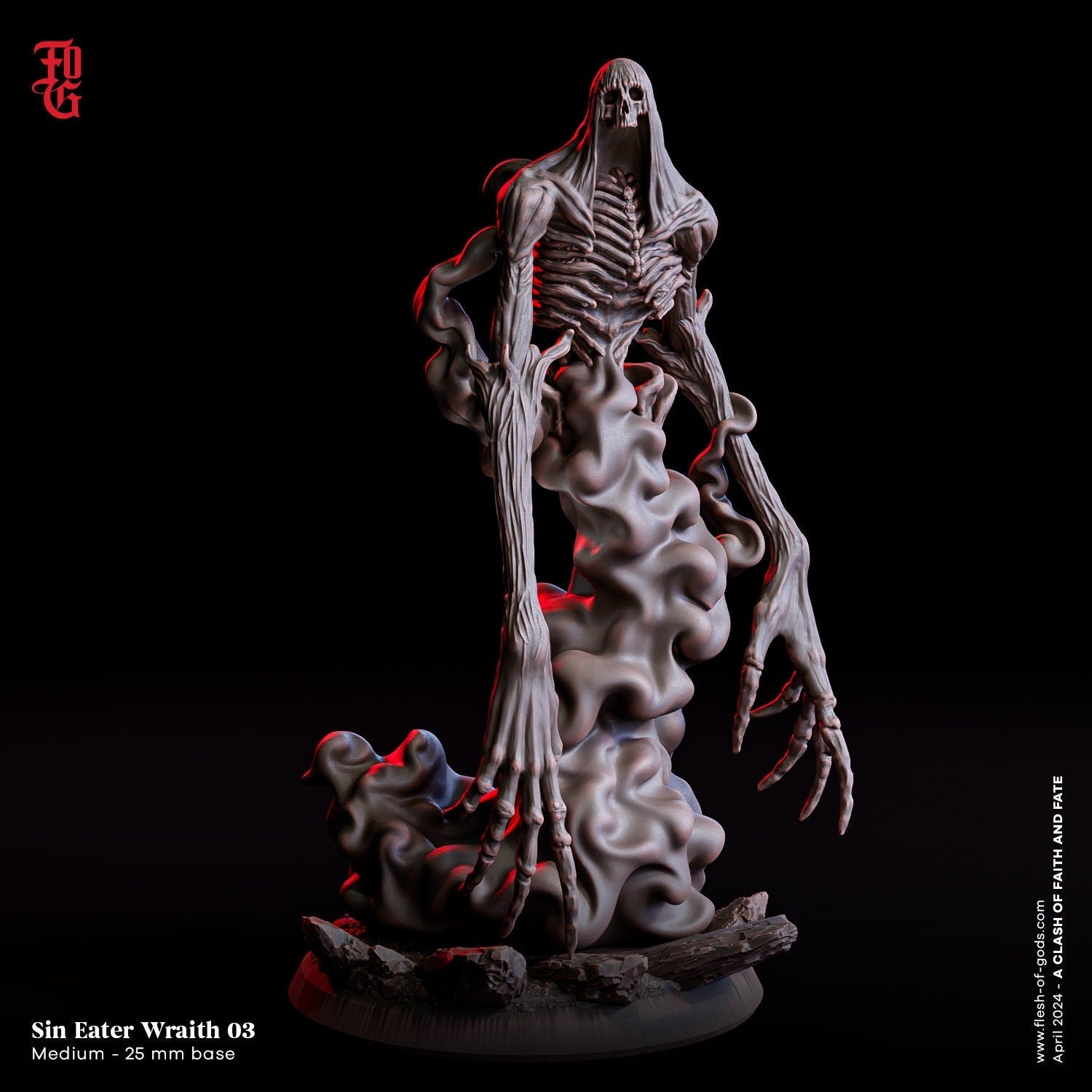 Sin Eater Wraith 03 - A Clash of Faith and Fate (sculpted by Flesh of Gods miniatures)