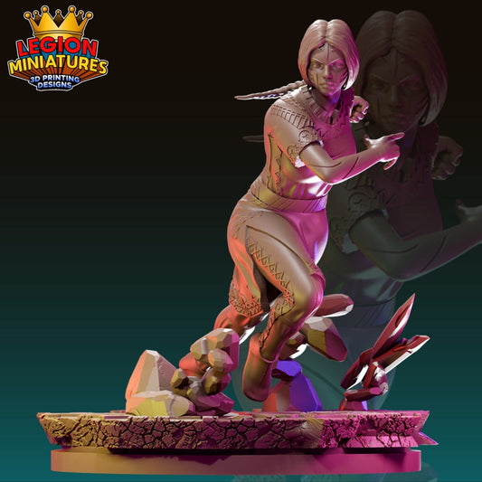 Kahhori Fan-Art 40mm Miniature (Sculpted by Legion Miniatures) (Crisis Protocol Proxy/Alternative)