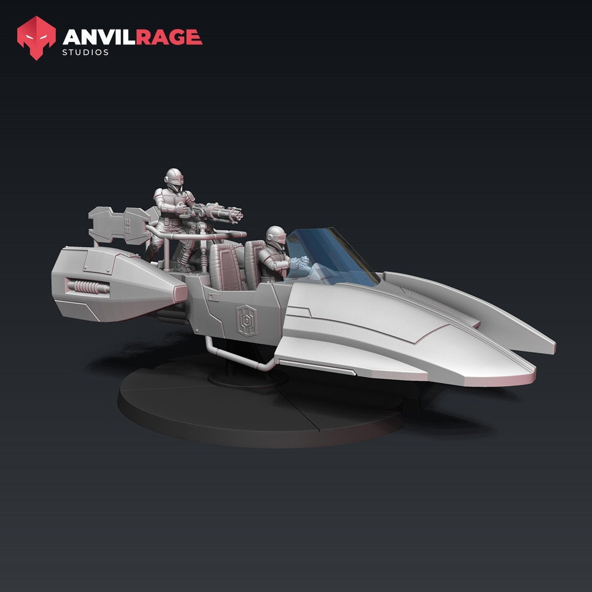 Old Way Peacekeepers Land Speeder (Sculpted by Anvilrage Studios)