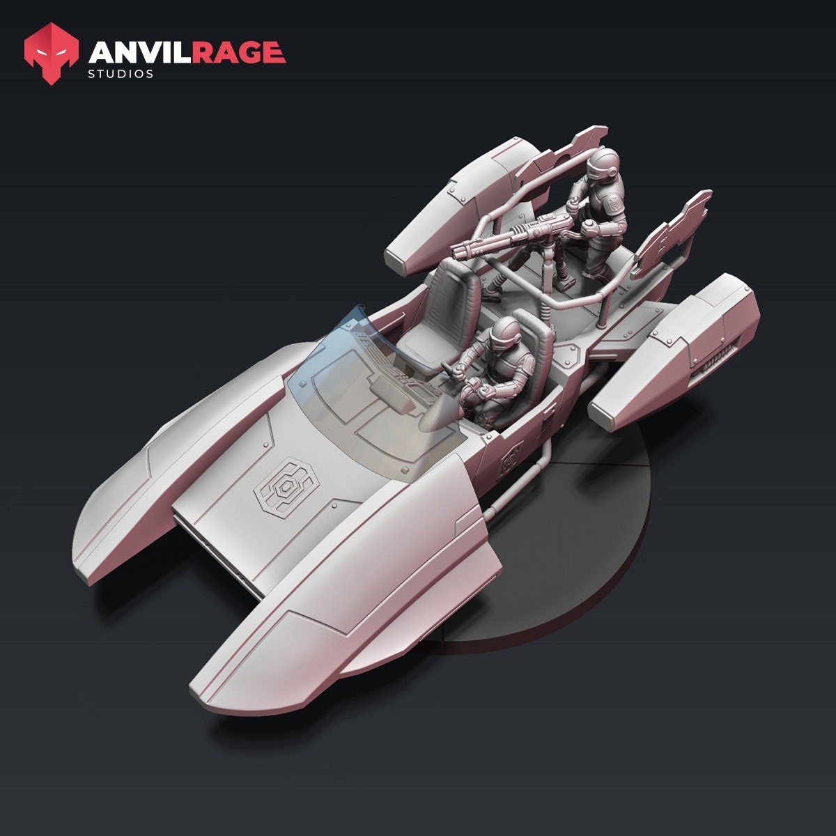 Old Way Peacekeepers Land Speeder (Sculpted by Anvilrage Studios)