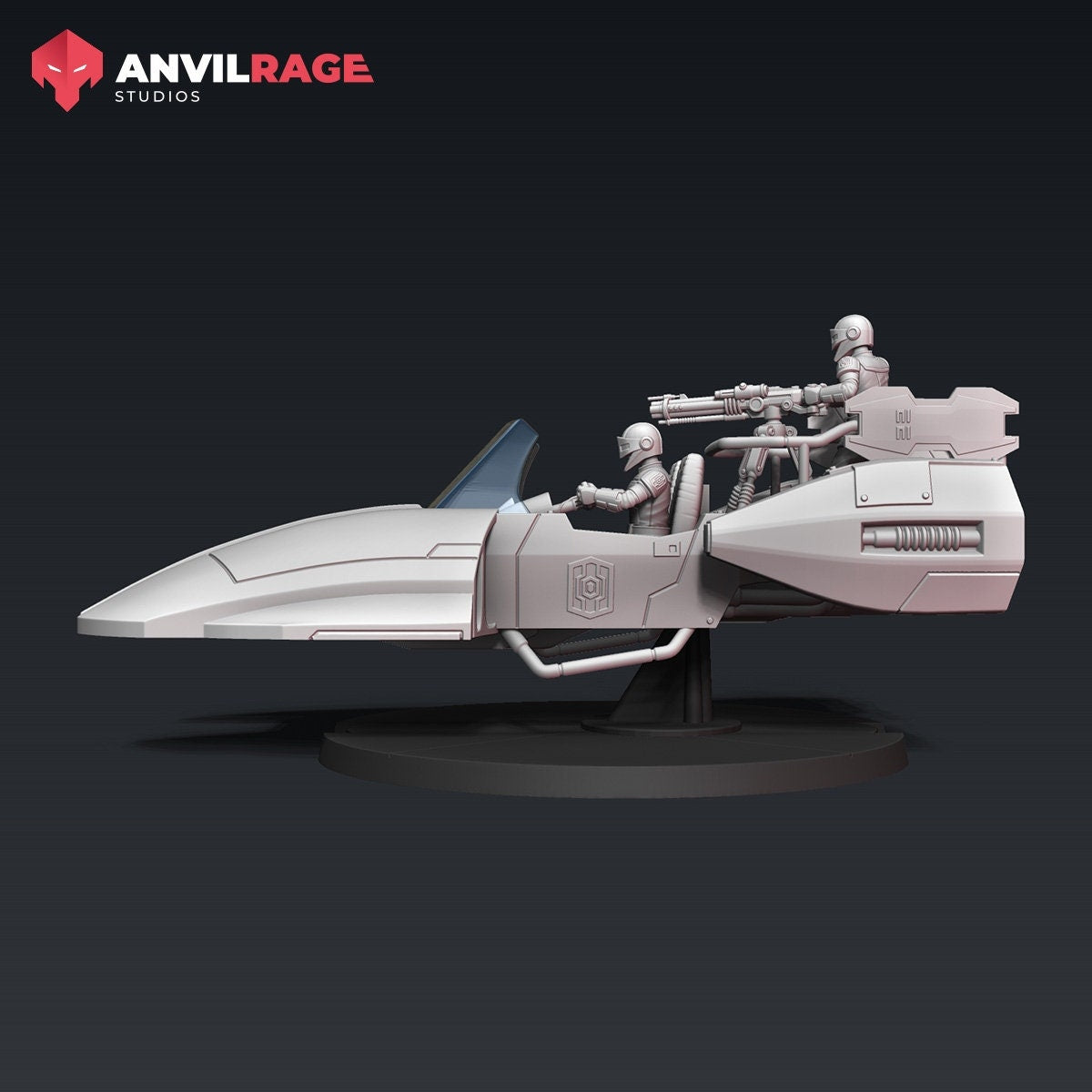 Old Way Peacekeepers Land Speeder (Sculpted by Anvilrage Studios)