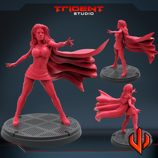 Emma Frost - 1st Class (Fan art sculpted by Trident Studio) (Crisis Protocol Proxy/Alternative)