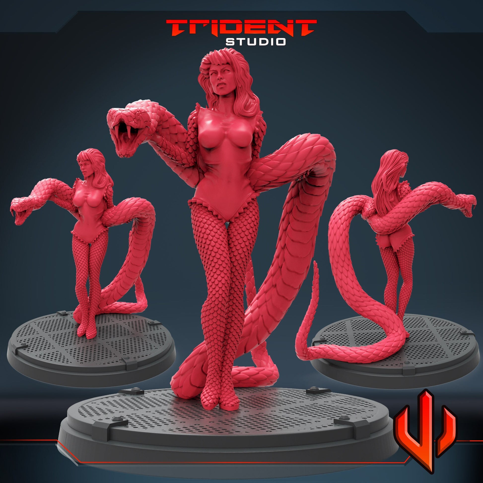 Princess Python (Fan art sculpted by Trident Studio) (Crisis Protocol Proxy/Alternative)