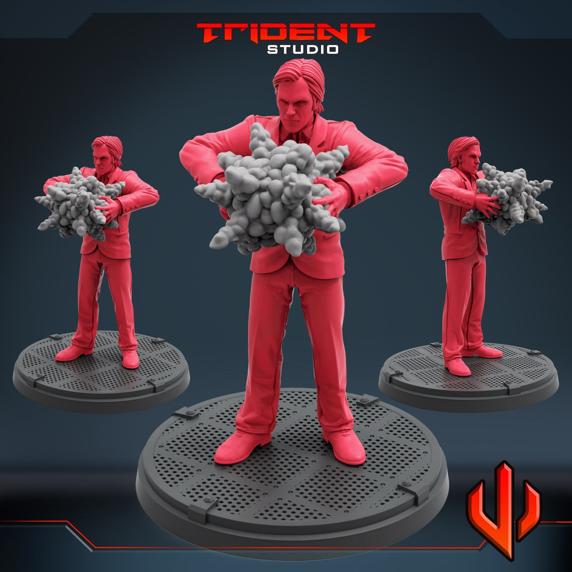 Sebastian Shaw - 1st Class (Fan art sculpted by Trident Studio) (Crisis Protocol Proxy/Alternative)