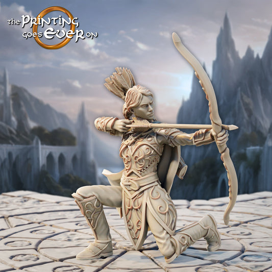 Elven Coastal Ranger A (sculpted by Print Goes Ever On)