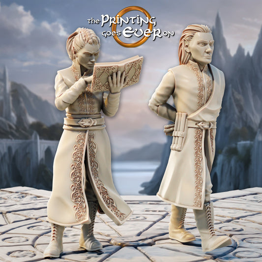 Elven Loremasters - Set of 2 (sculpted by Print Goes Ever On)