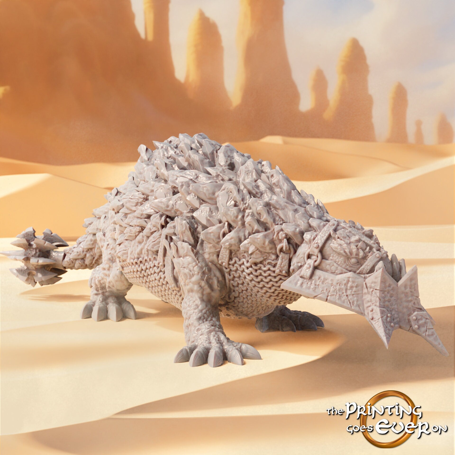 Sand Drake C (sculpted by Print Goes Ever On)