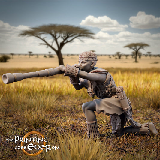 Tribal Warrior F (sculpted by Print Goes Ever On)