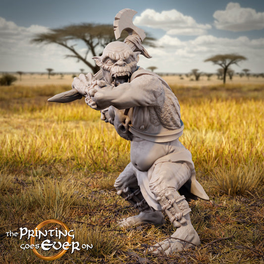 Half Troll C (sculpted by Print Goes Ever On)