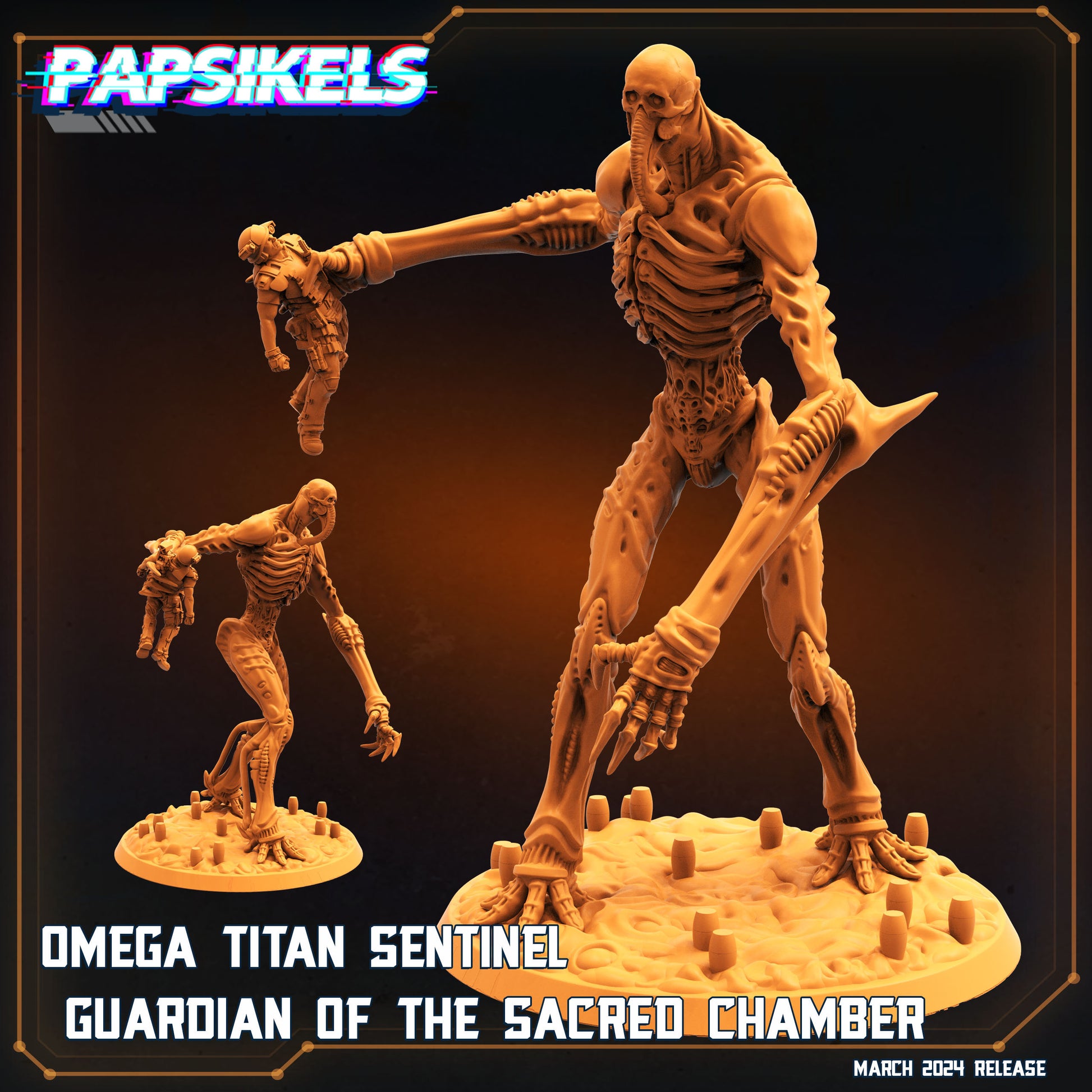 Omega Titan Sentinel - Guardian of the sacred chamber (sculpted by Papsikels)