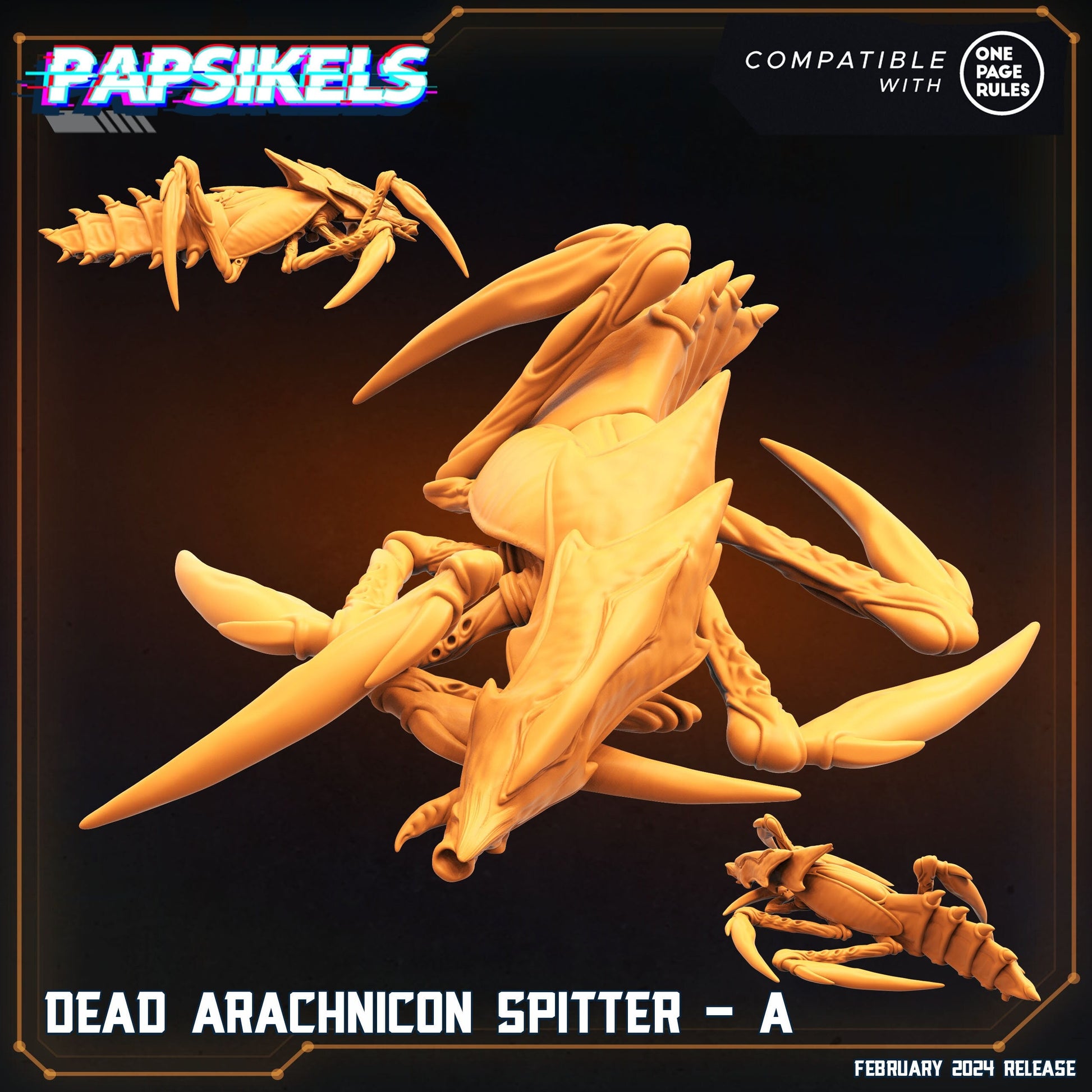 Dead Arachnicon Spitter - A (sculpted by Papsikels)