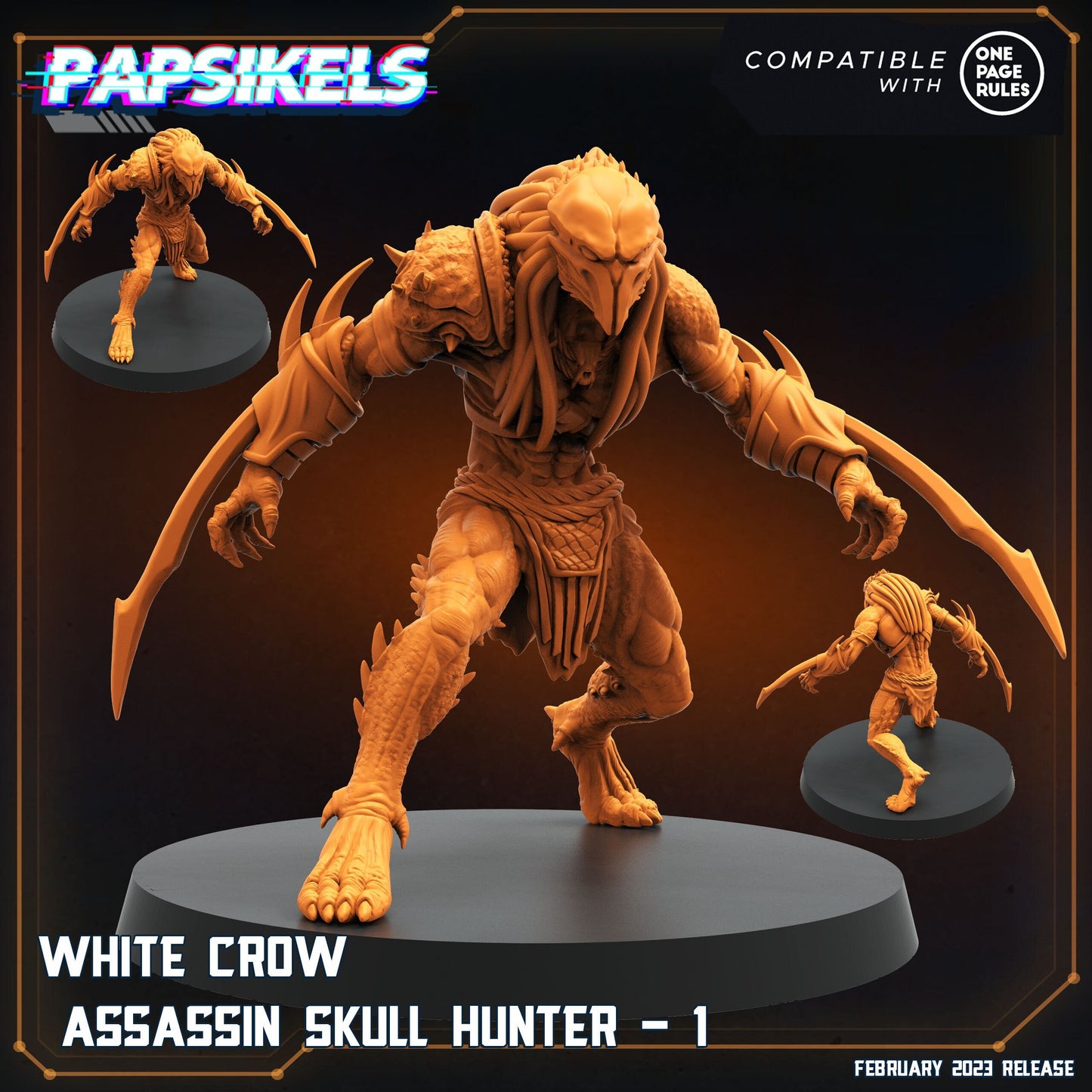 White Crow Assassin Skull Hunter 1 (sculpted by Papsikels)