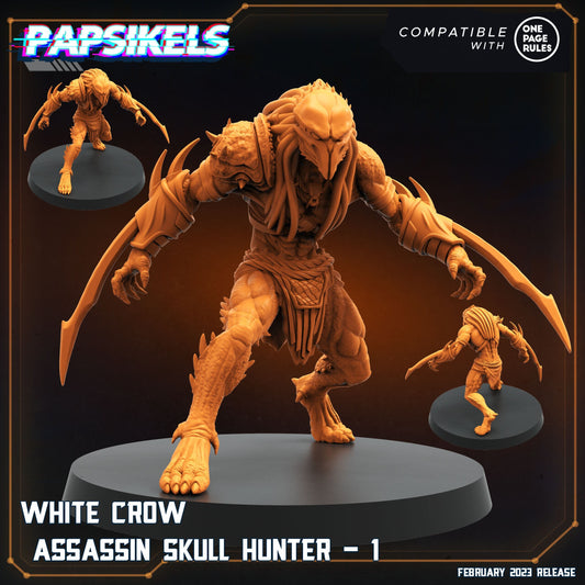 White Crow Assassin Skull Hunter 1 (sculpted by Papsikels)