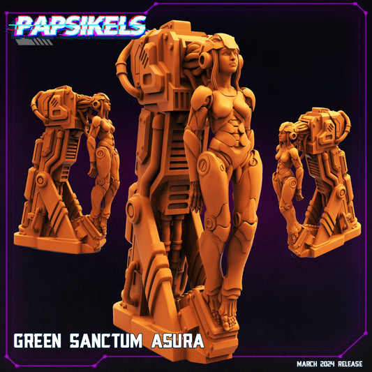 Green Sanctum Asura (sculpted by Papsikels)