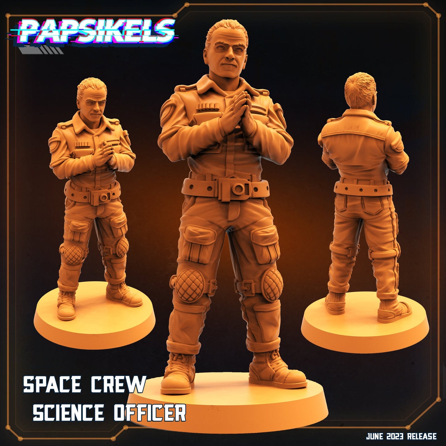 Space Crew - Science Officer (sculpted by Papsikels)