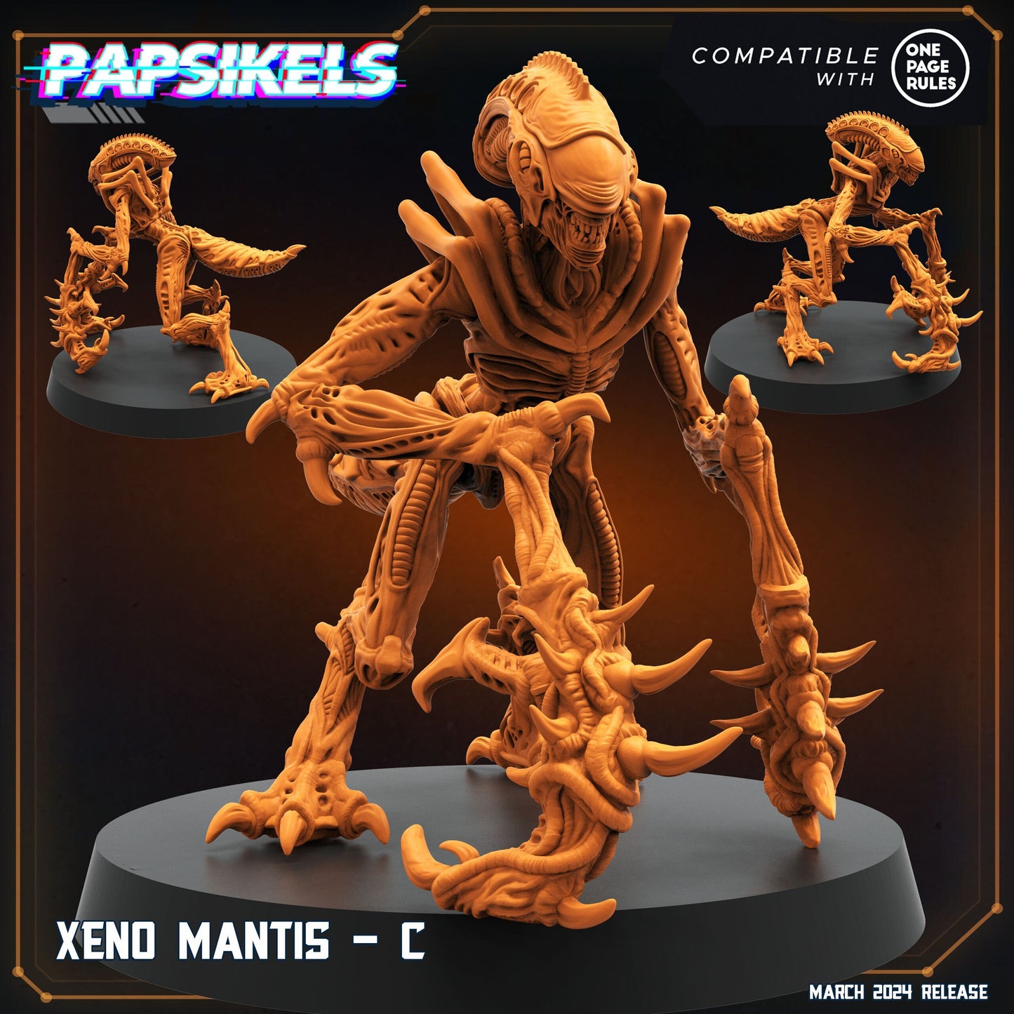 Xeno Mantis C (sculpted by Papsikels)