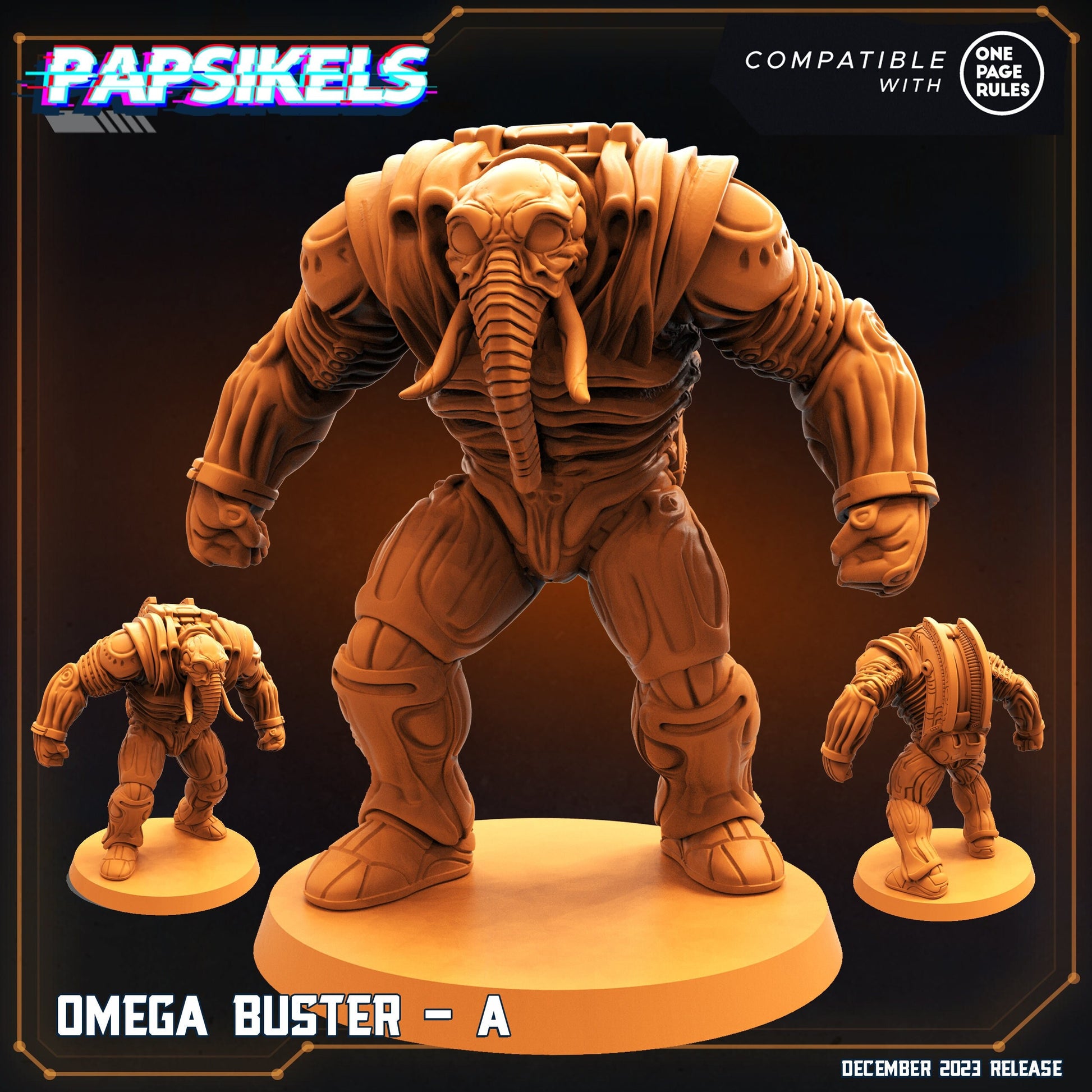 Omega Buster - A (sculpted by Papsikels)