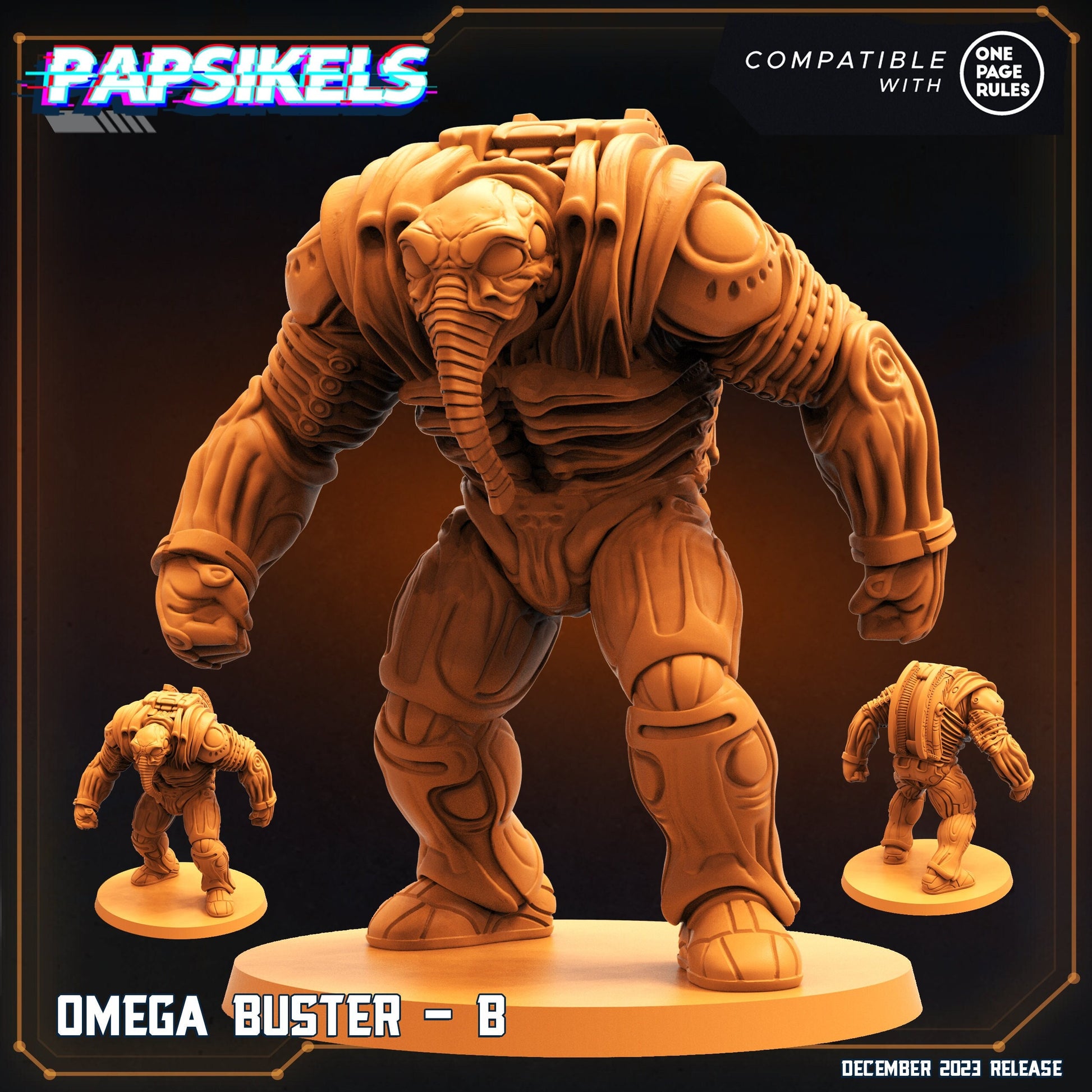 Omega Buster - B (sculpted by Papsikels)