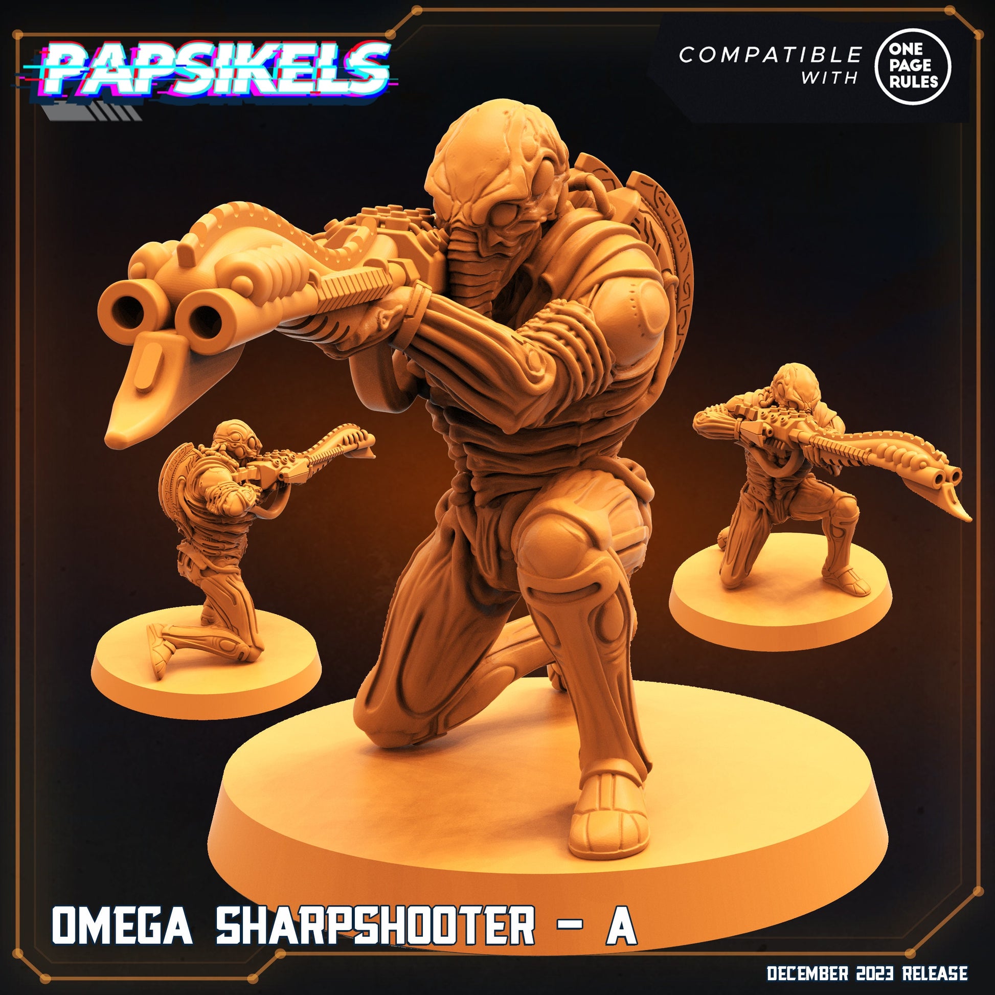 Omega Sharpshooters (sculpted by Papsikels)