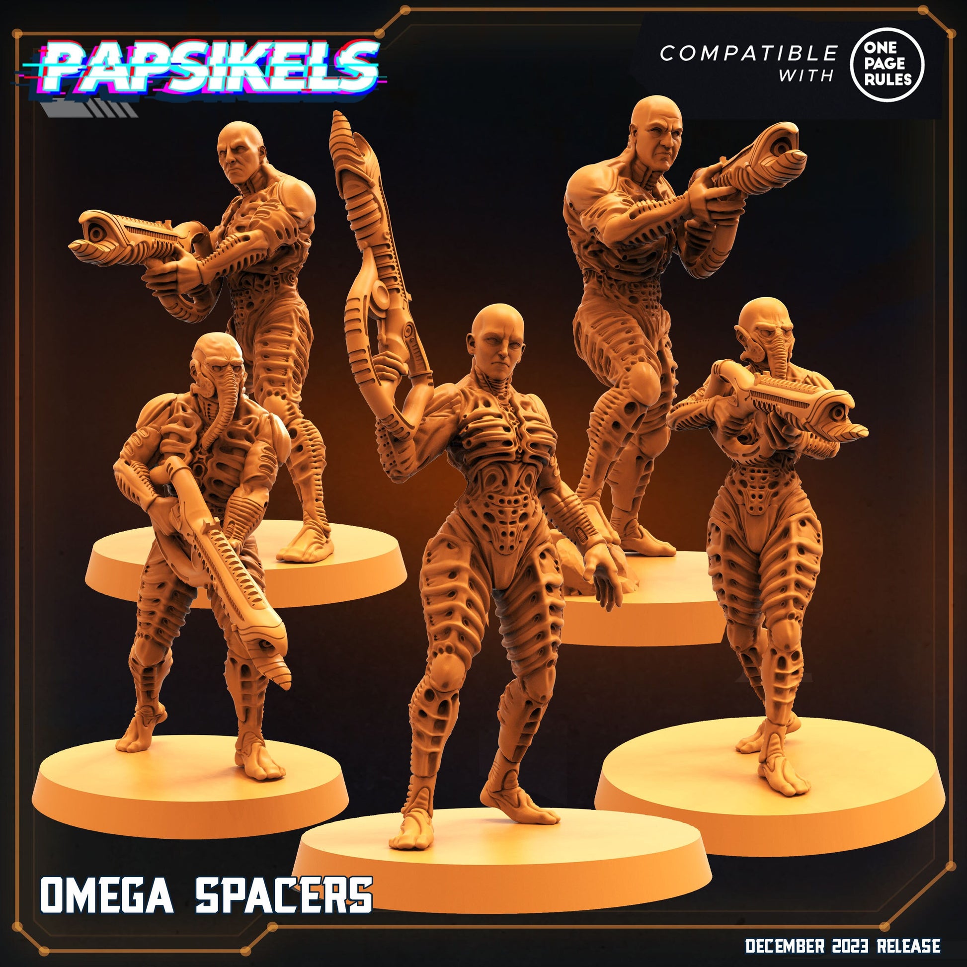 Omega Spacers (sculpted by Papsikels)