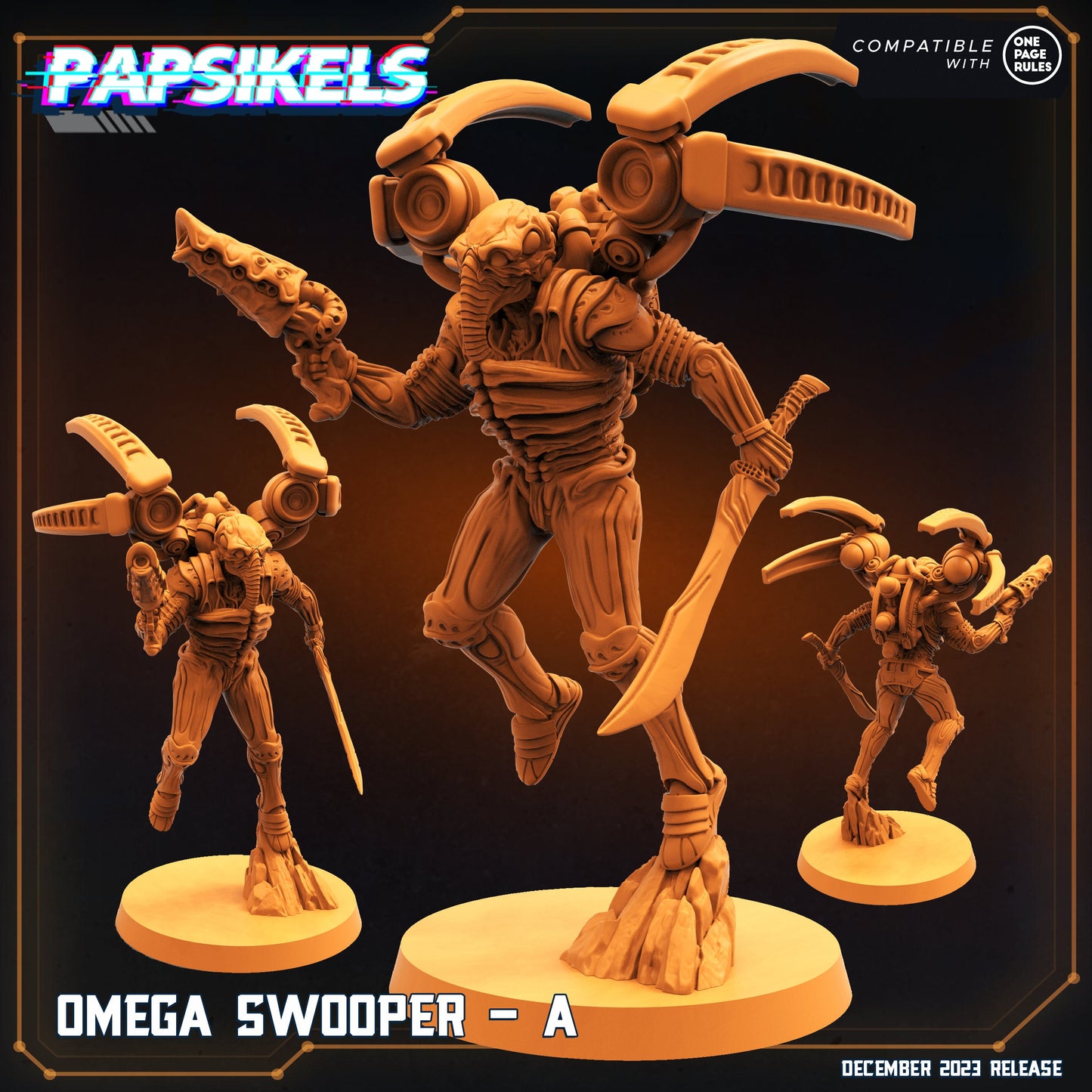 Omega Swoopers (sculpted by Papsikels)