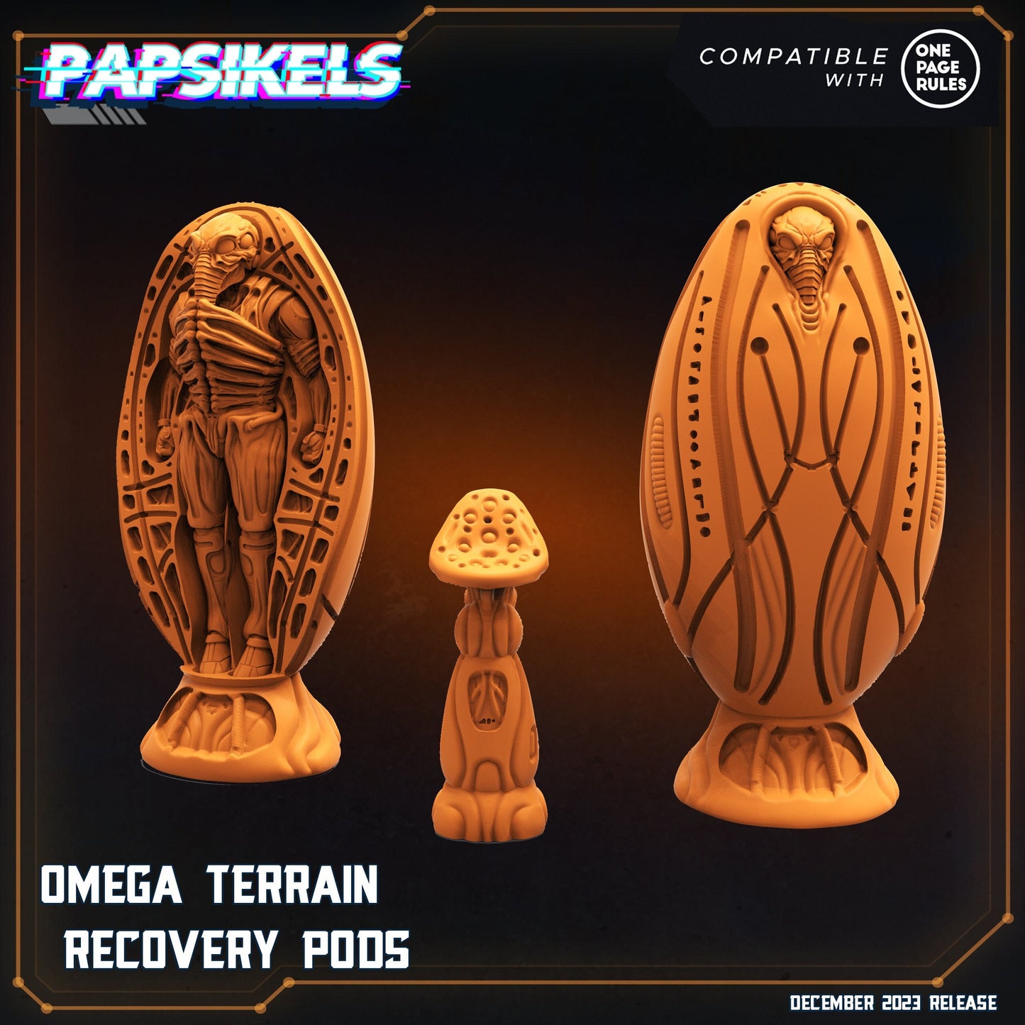 Omega Terrain Recovery Pods (sculpted by Papsikels)