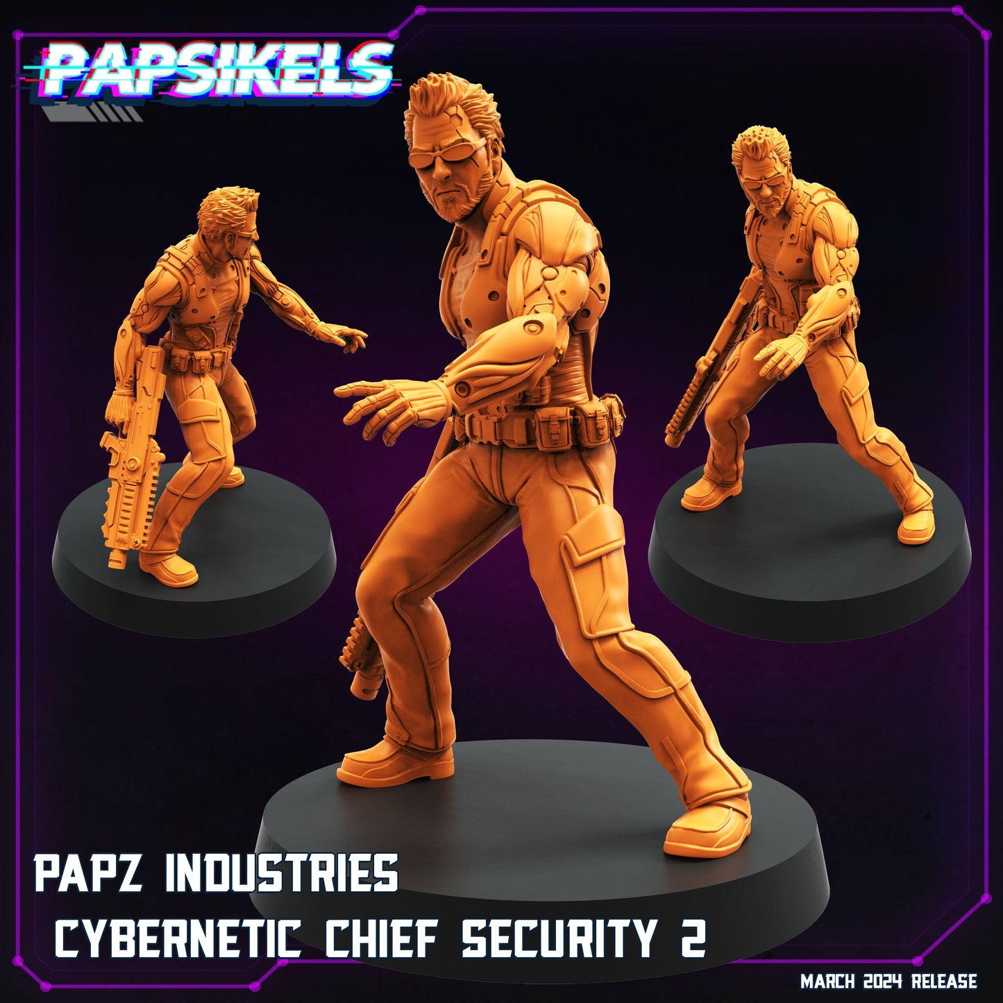 Papz Industries Cybernetic Chief Security 2 (sculpted by Papsikels)