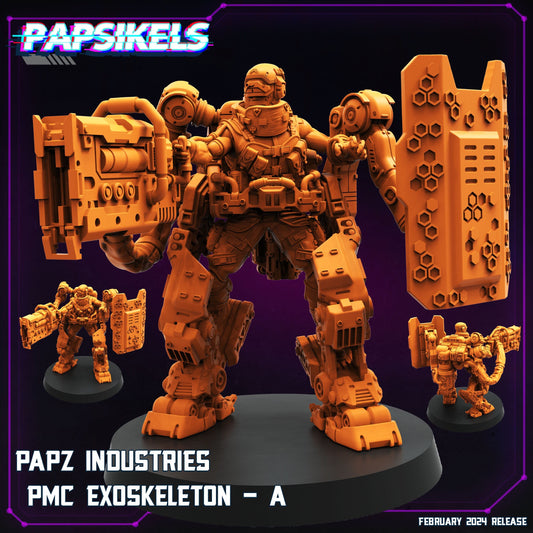 Papz Industries PMC Exoskeleton - A (sculpted by Papsikels)