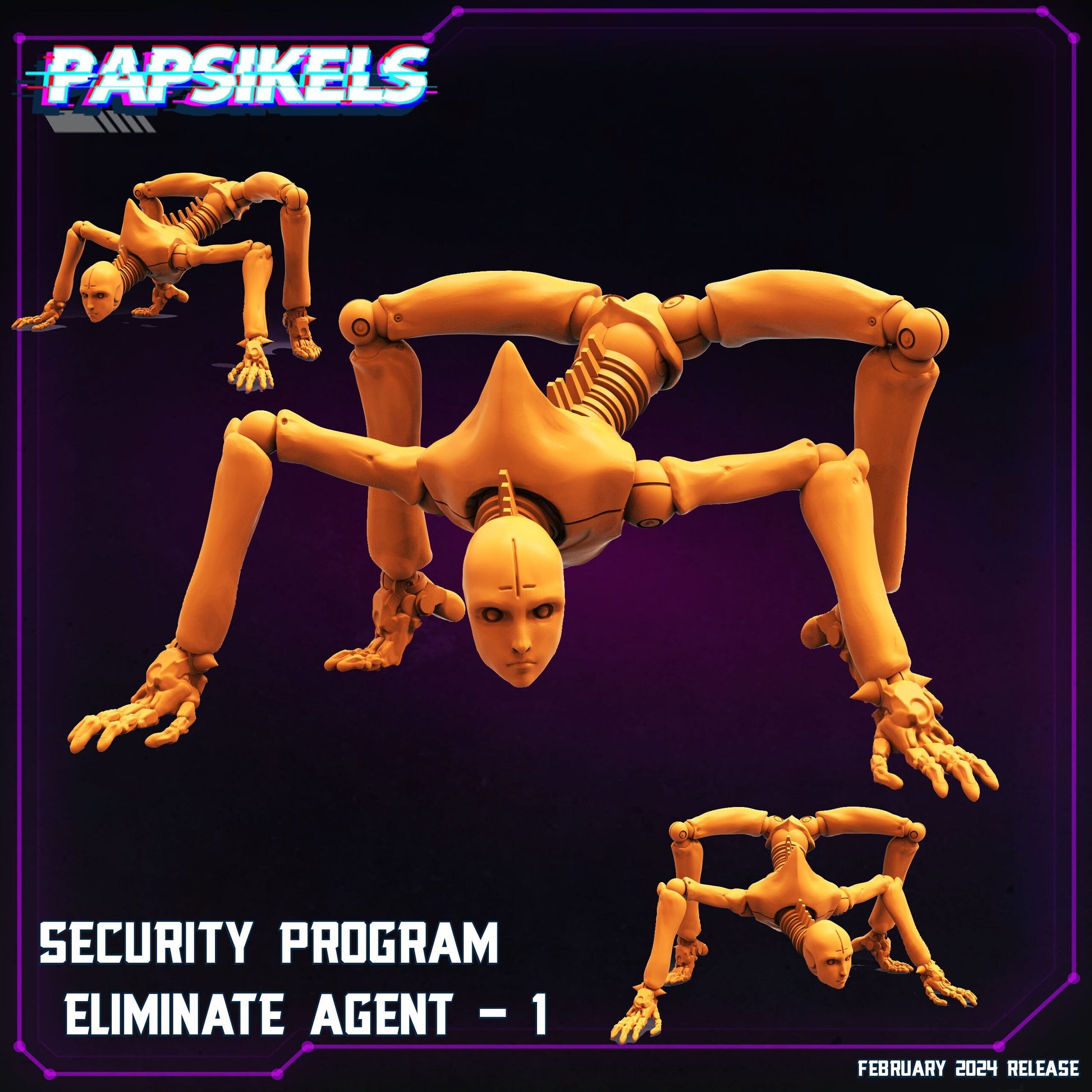 Security Program Eliminate Agent - 1 (sculpted by Papsikels)