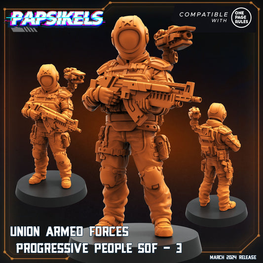 Union Armed Forces Progressive People SOF - 3 (sculpted by Papsikels)