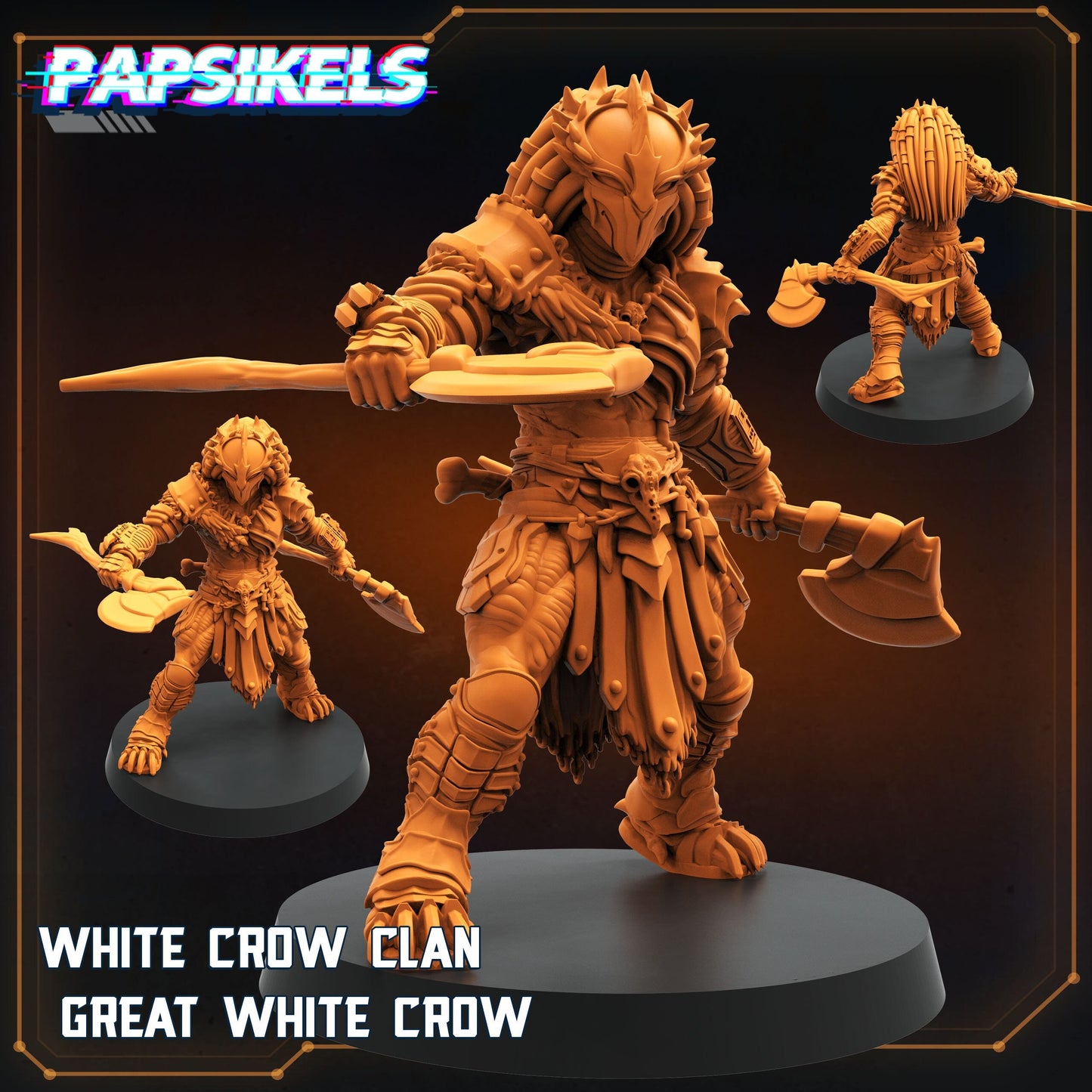 White Crow Clan Great White Crow (sculpted by Papsikels)