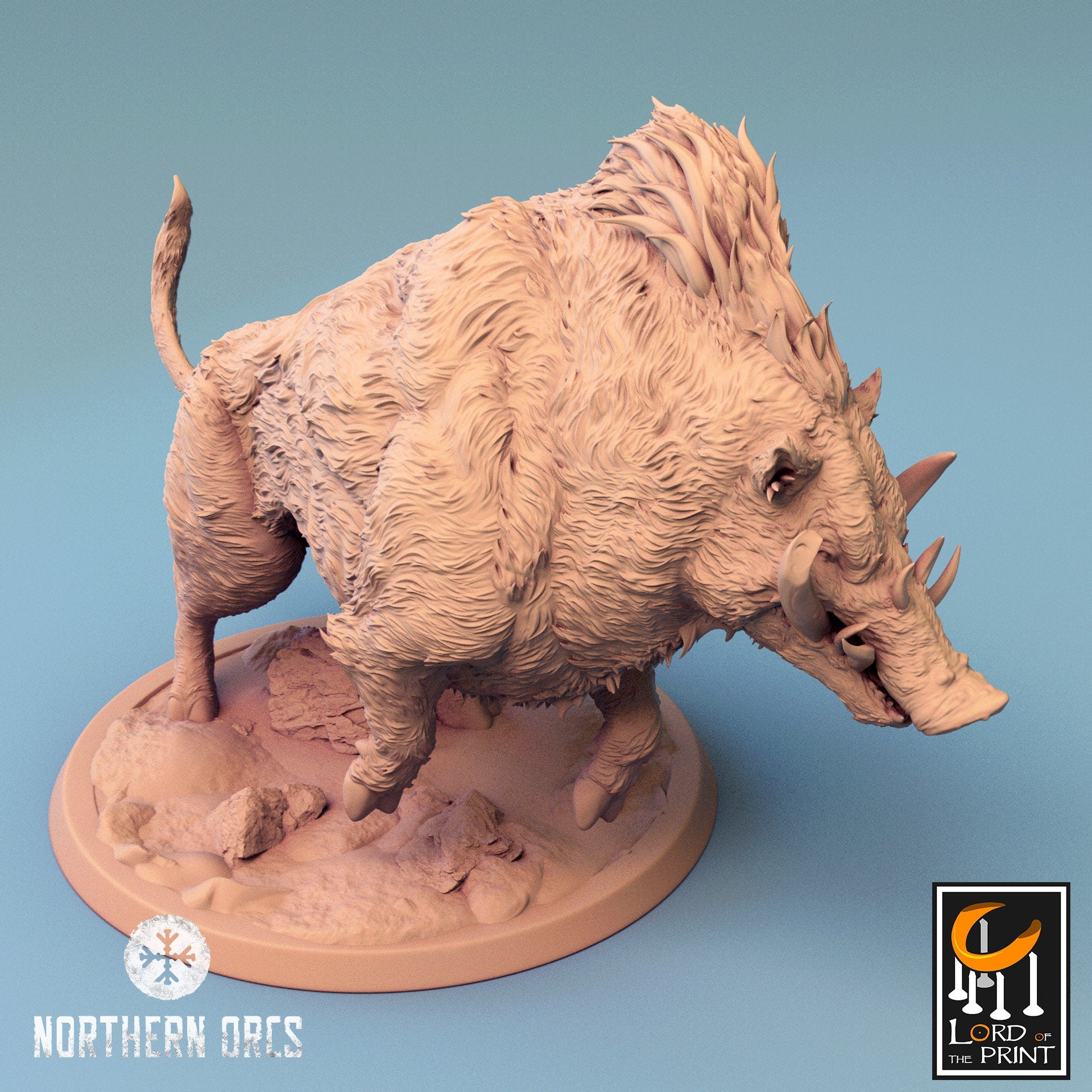 Boar - Charge (Sculpted by Lord of the Print)