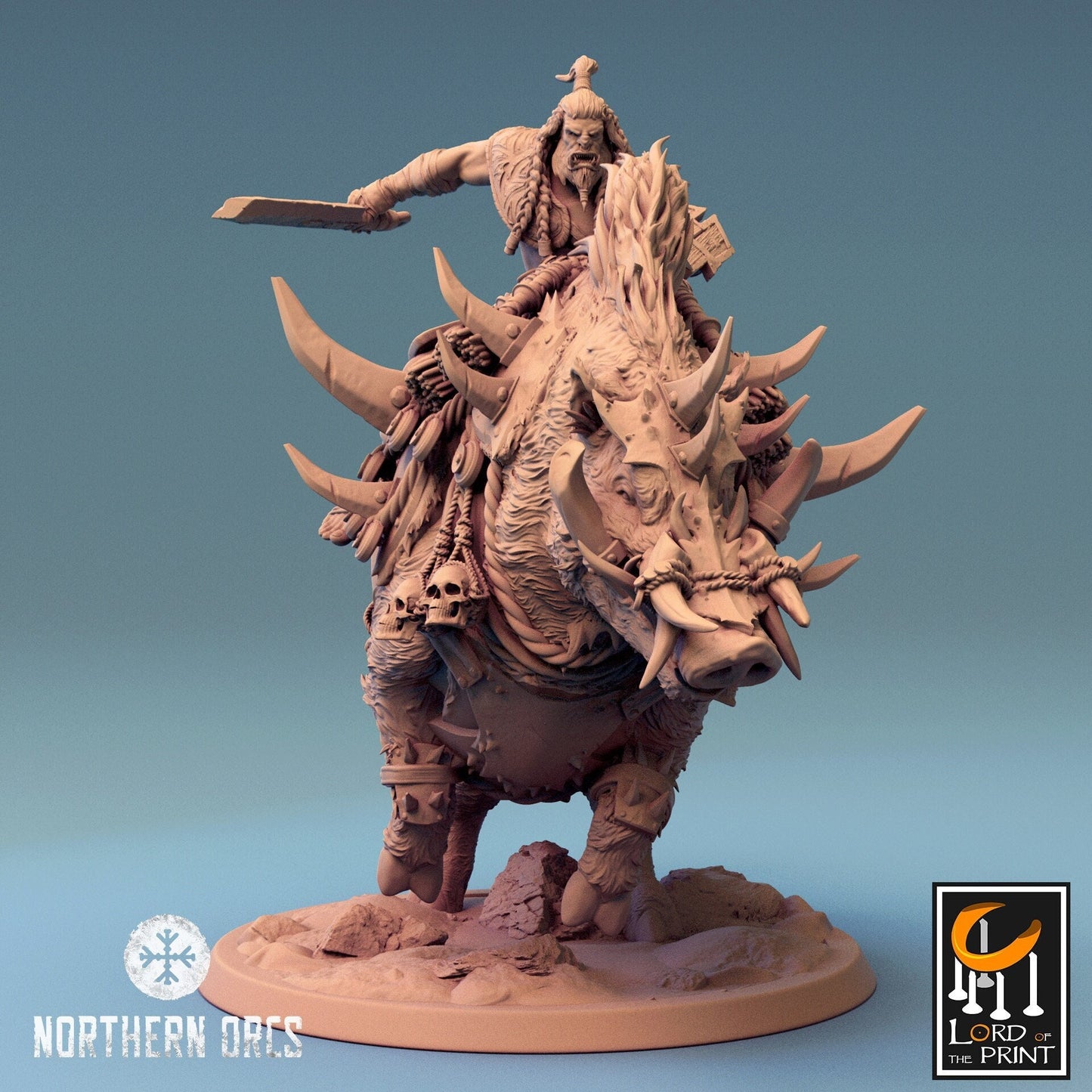 Boar - Charge (Sculpted by Lord of the Print)