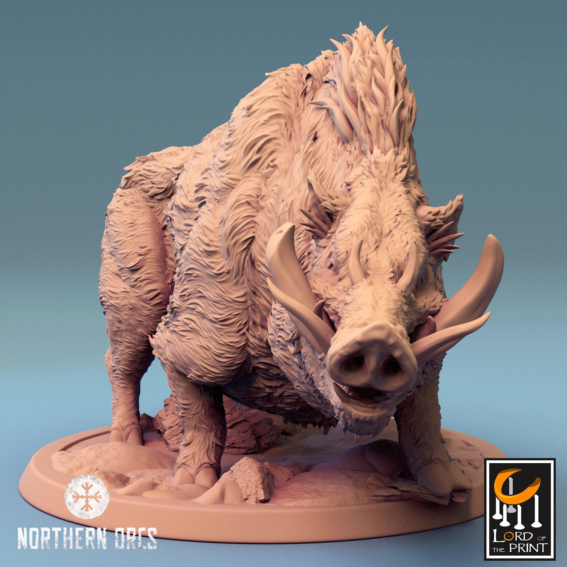 Boar - Guard (Sculpted by Lord of the Print)