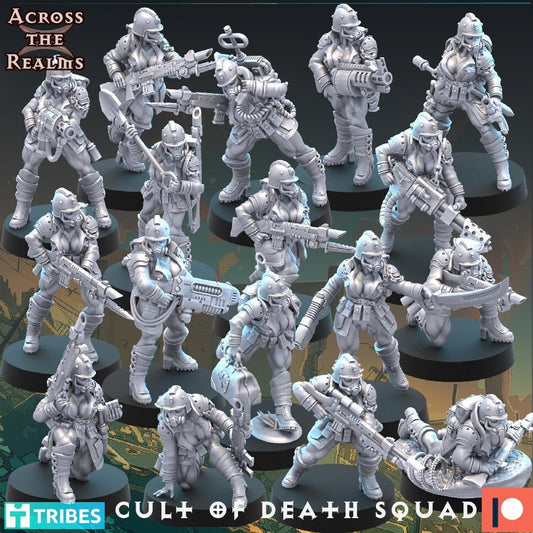 Cult of Death Squad (17 models) - (sculpted by Across the Realms)